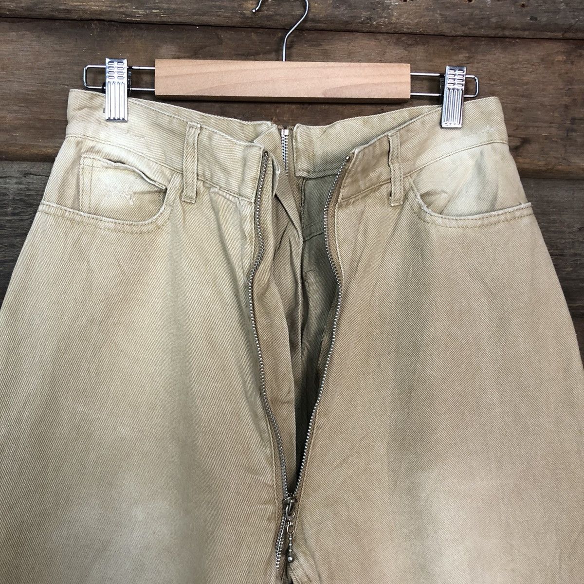 Japanese Brand Jouetie distressed faded Brown Tactical Cargo Pants #c1016 Size US 26 / EU 42 - 7 Thumbnail