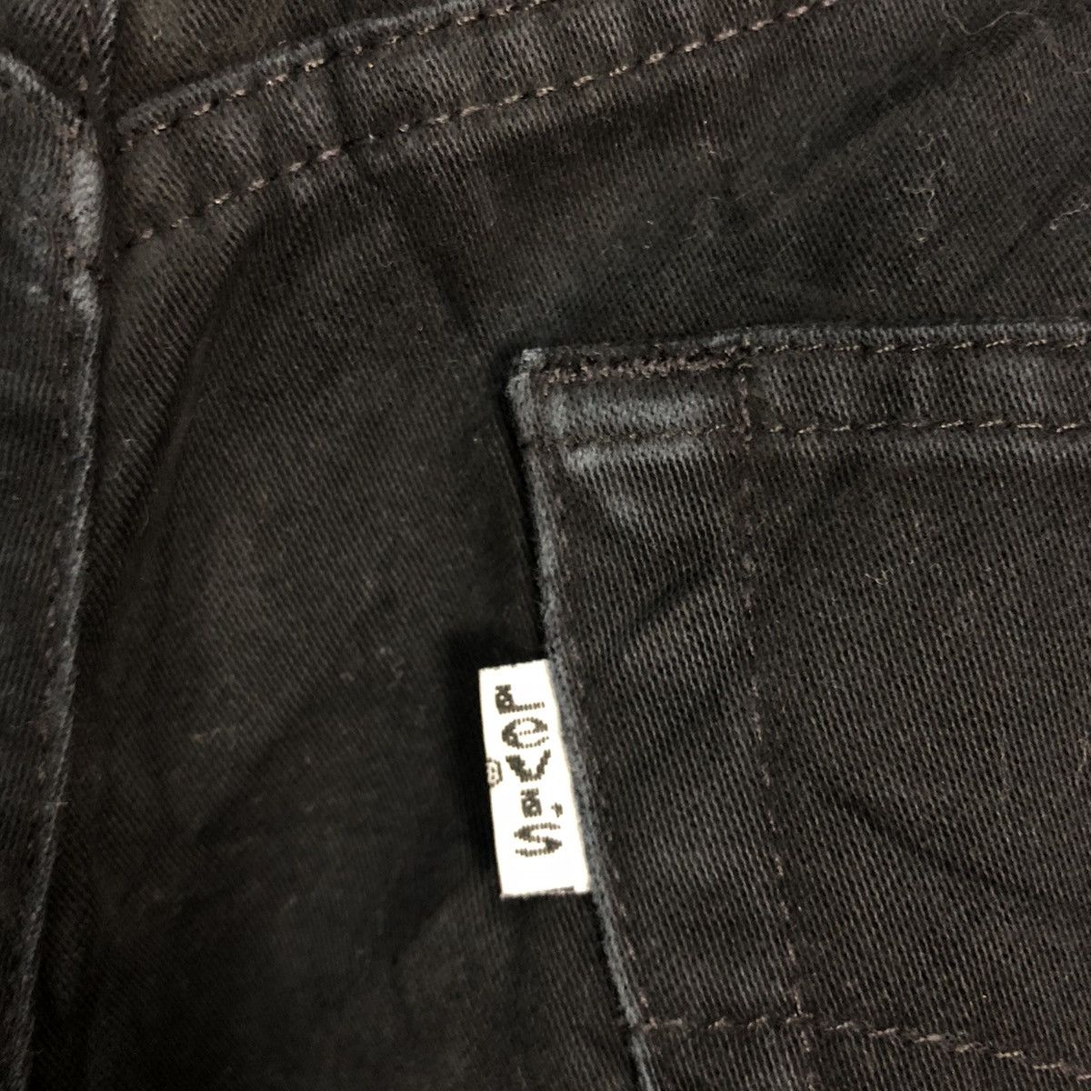 Levi's D 557 Levis Strauss Black Denim Jeans Pants #c1014 Size US 26 / EU 42 - 10 Thumbnail