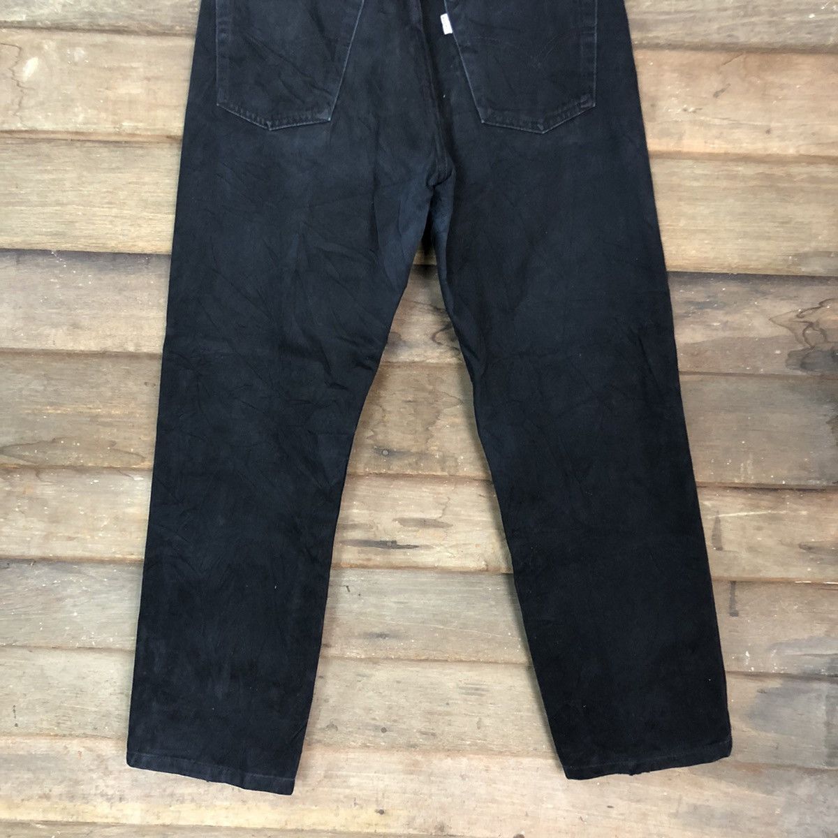 Levi's D 557 Levis Strauss Black Denim Jeans Pants #c1014 Size US 26 / EU 42 - 9 Thumbnail