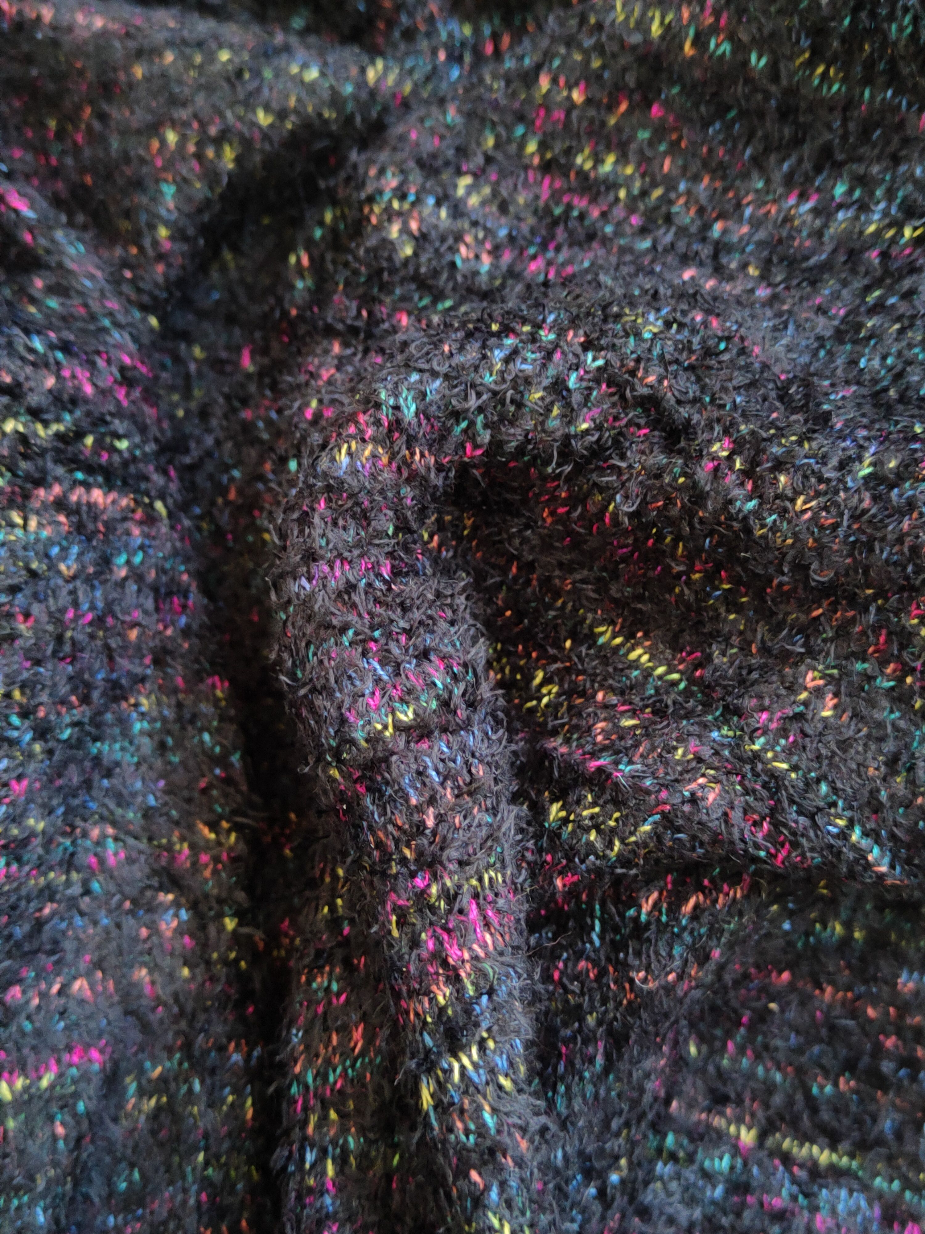 Japanese Brand × Other Titicaca Black Shag Shaggy Fur Mohair Knitwear #S283 Size L / US 10 / IT 46 - 8 Thumbnail