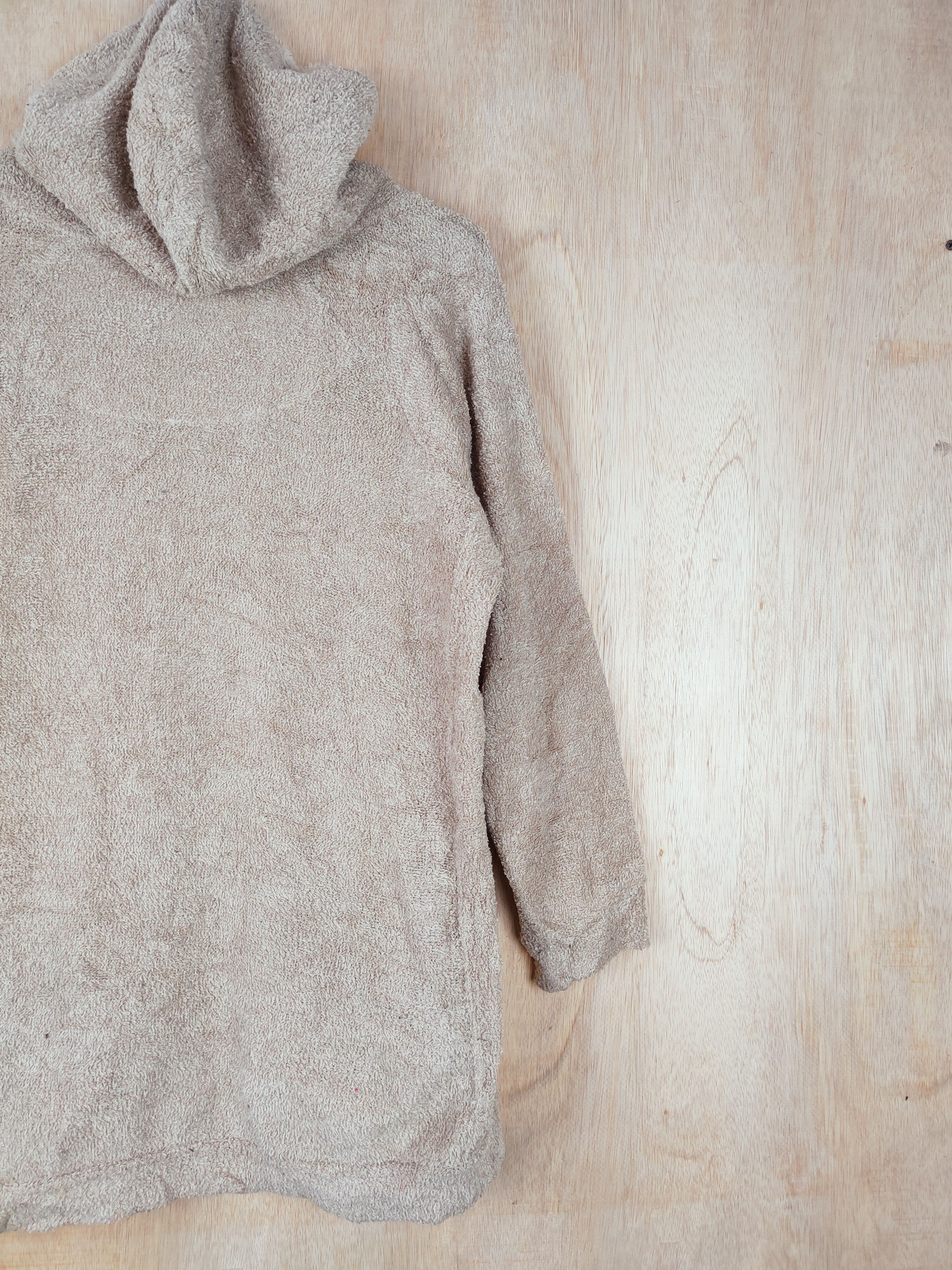 Homespun Knitwear Heart Market (Key) Brown Fur Mohair Knitwear hoodie #S282 Size M / US 6-8 / IT 42-44 - 9 Thumbnail