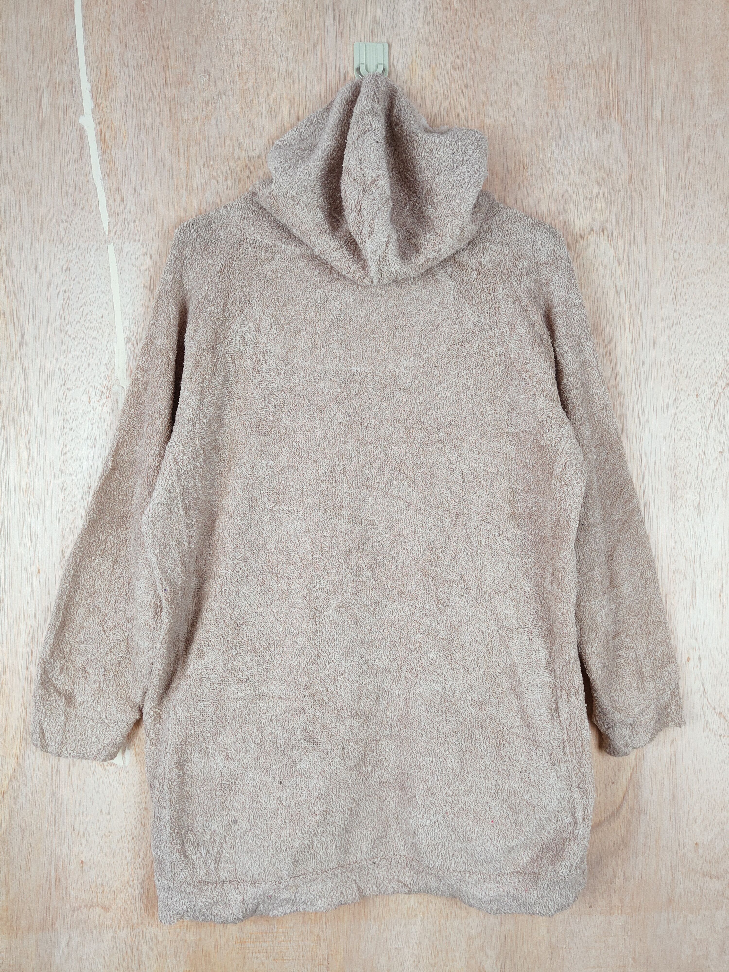 Homespun Knitwear Heart Market (Key) Brown Fur Mohair Knitwear hoodie #S282 Size M / US 6-8 / IT 42-44 - 7 Thumbnail