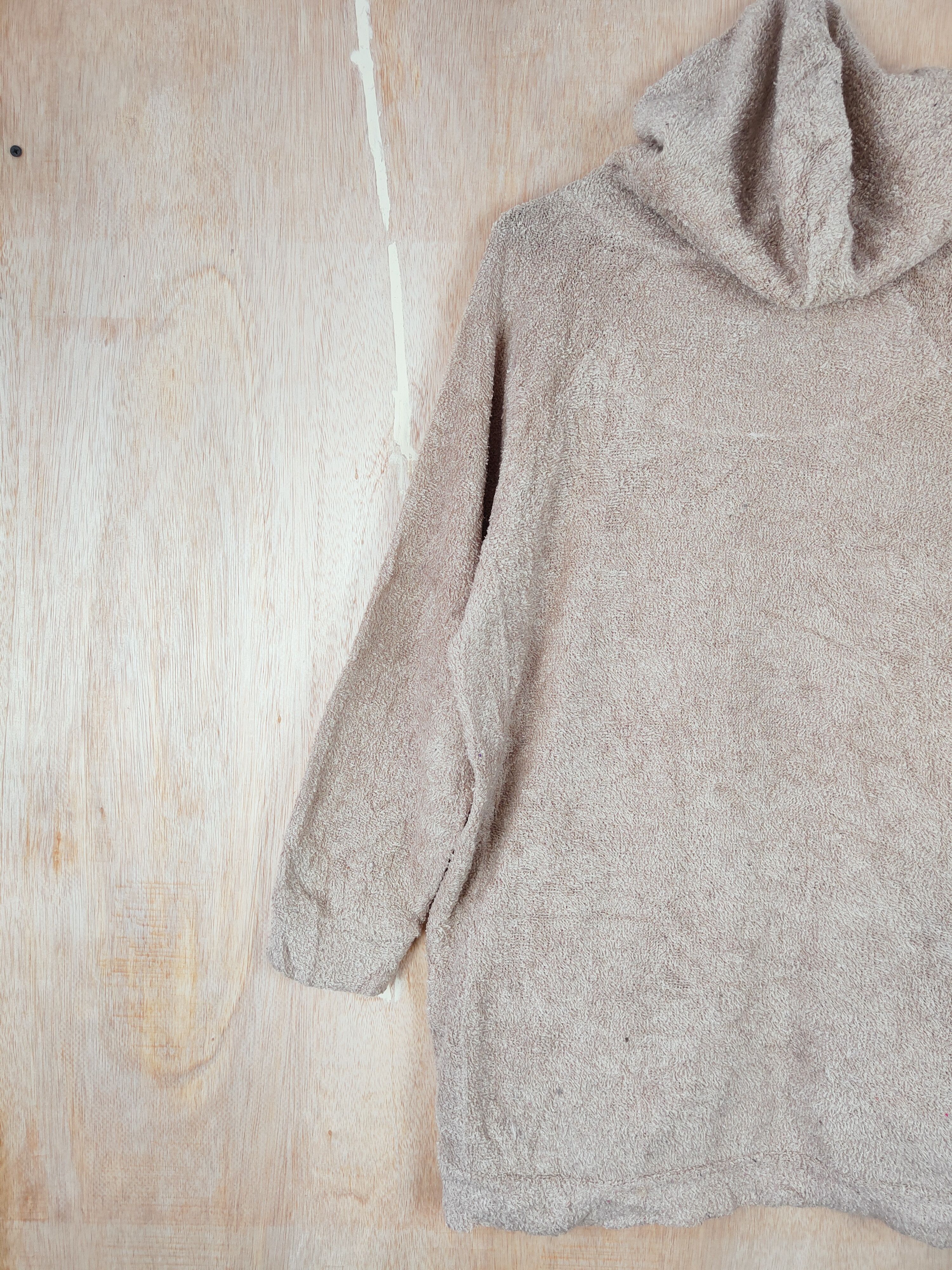 Homespun Knitwear Heart Market (Key) Brown Fur Mohair Knitwear hoodie #S282 Size M / US 6-8 / IT 42-44 - 8 Thumbnail