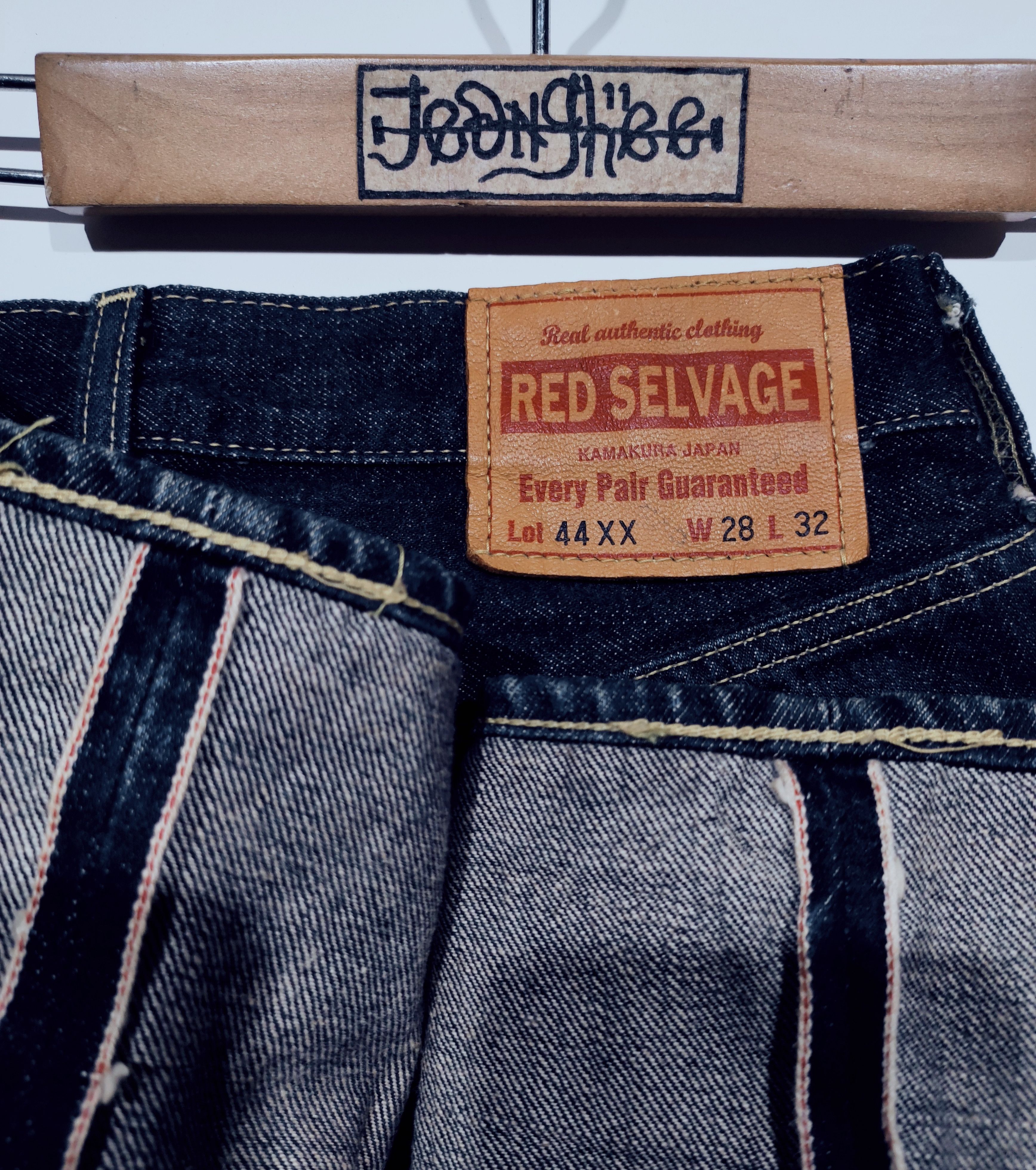 Vintage Red Selvage Japanese Blue Denim