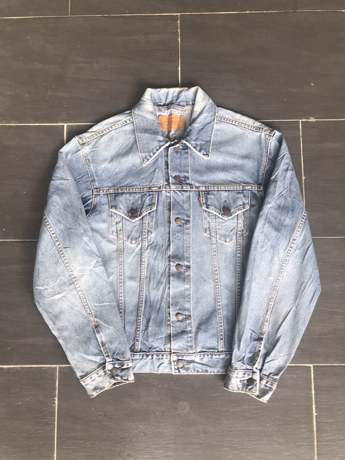 Levi's Vintage Clothing Vintage Levi's 70500 Japanese Distressed Denim Jacket Size US L / EU 52-54 / 3 - 3 Thumbnail