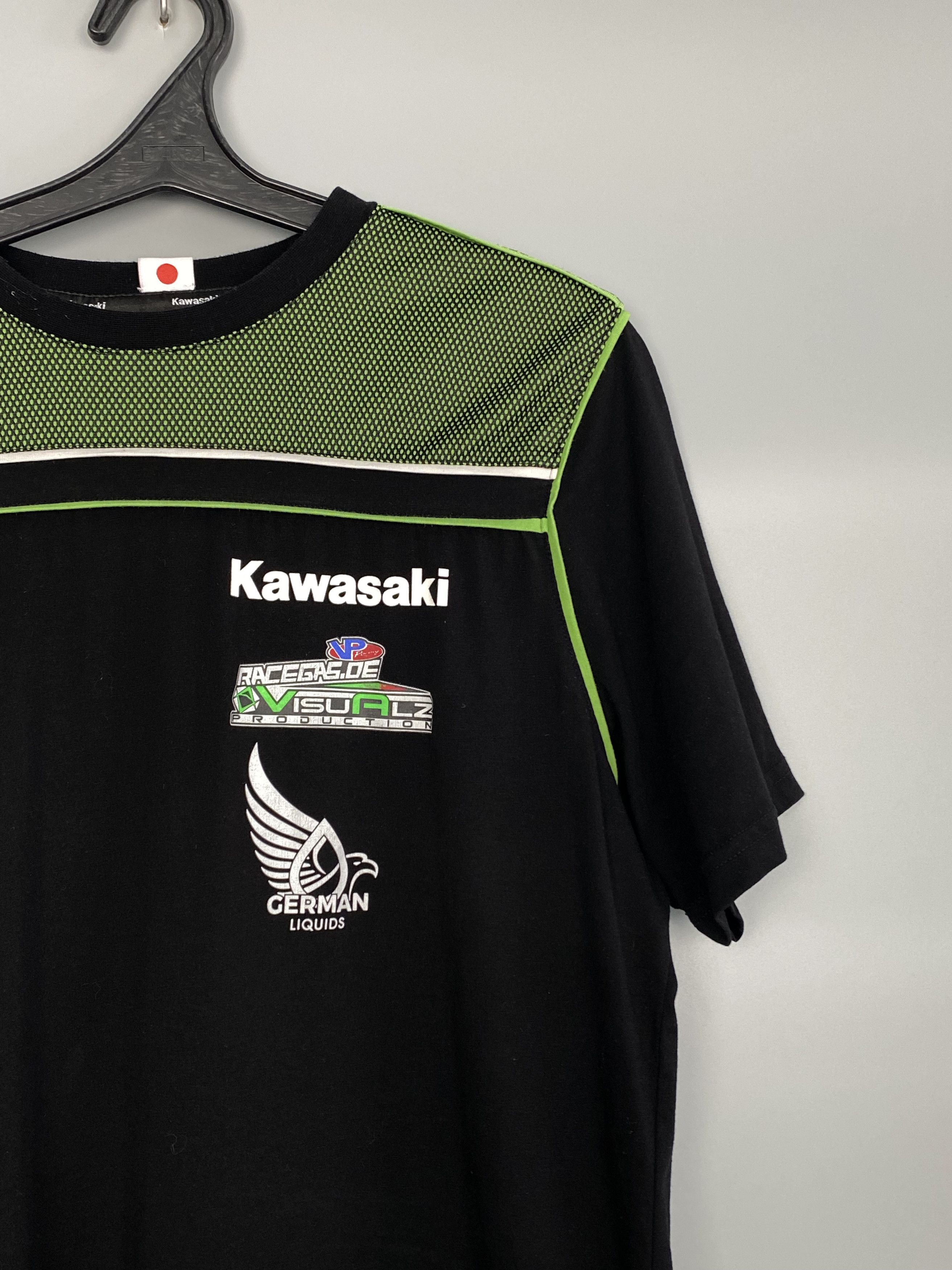 Japanese Brand Kawasaki Motorbike Racing SAS T-Shirt Size US XL / EU 56 / 4 - 8 Thumbnail