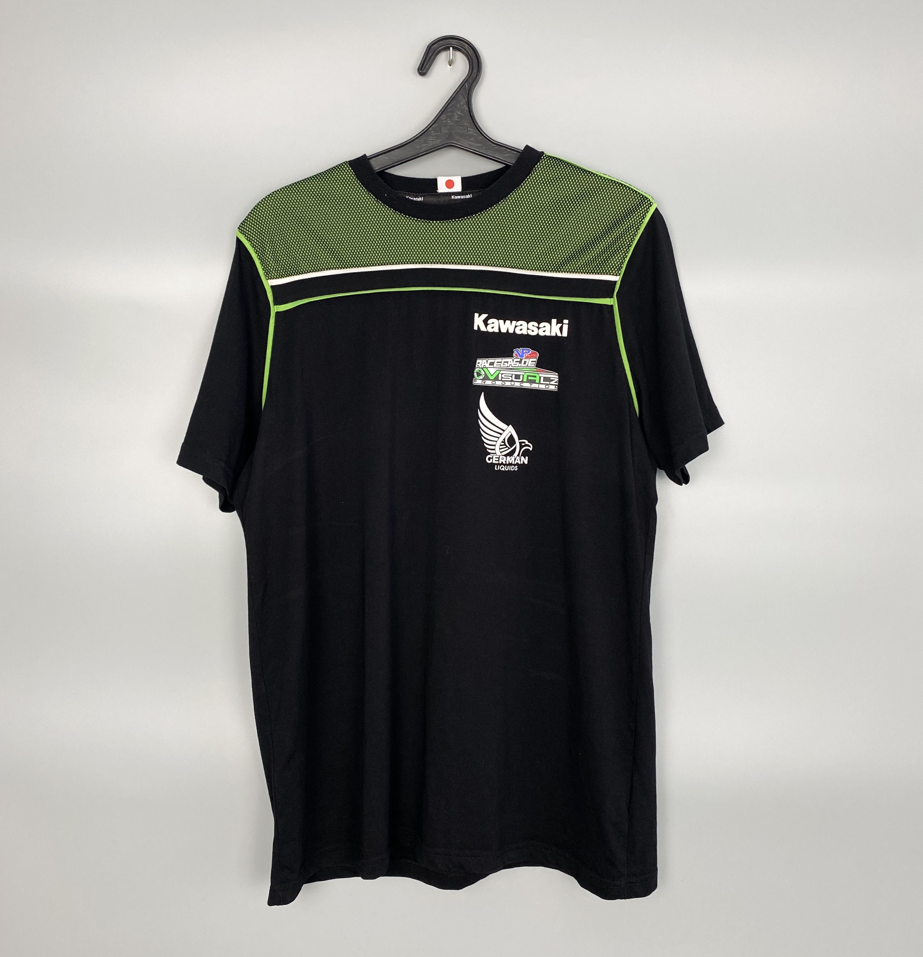 Japanese Brand Kawasaki Motorbike Racing SAS T-Shirt Size US XL / EU 56 / 4 - 4 Thumbnail