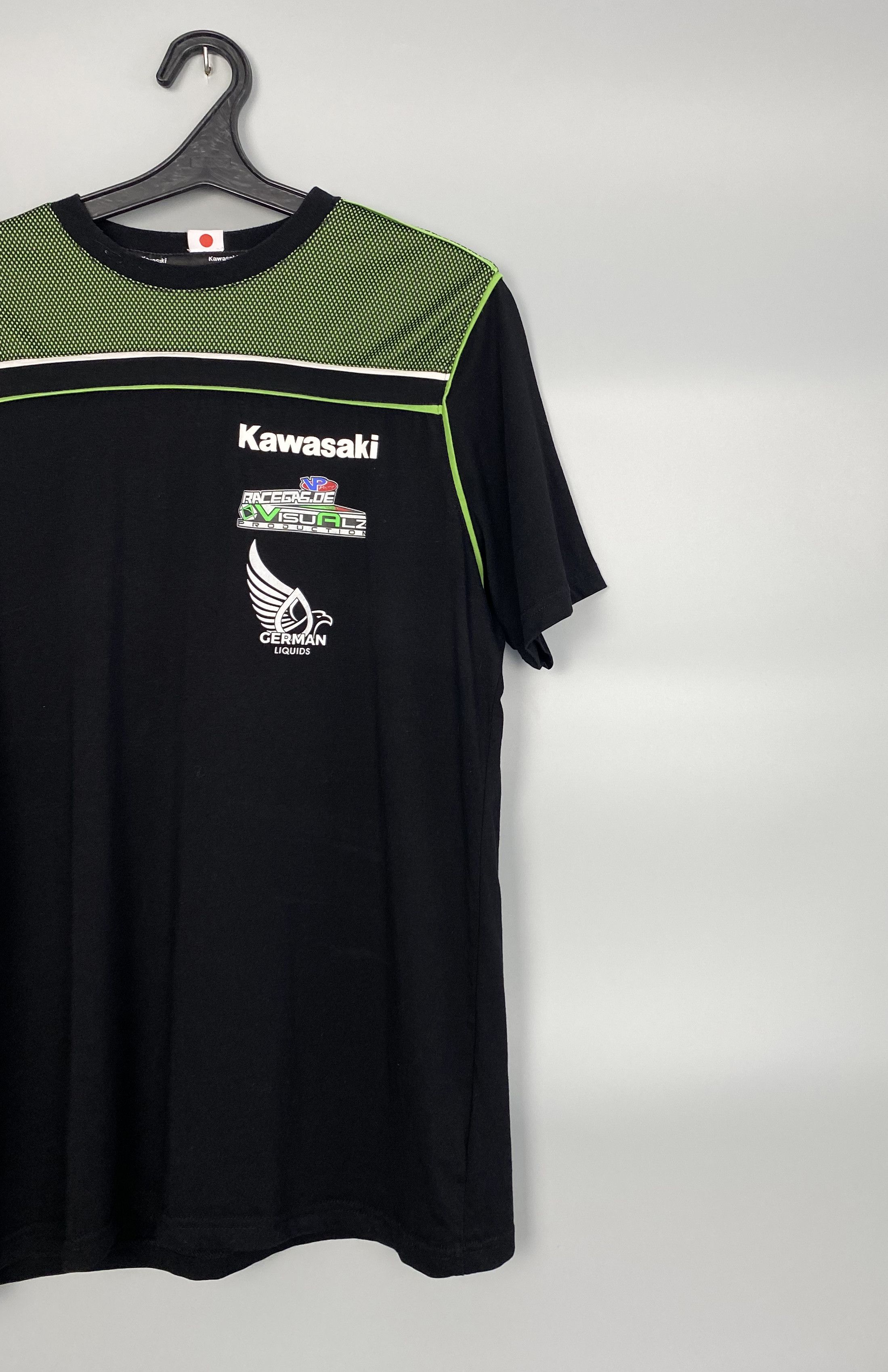 Japanese Brand Kawasaki Motorbike Racing SAS T-Shirt Size US XL / EU 56 / 4 - 6 Thumbnail