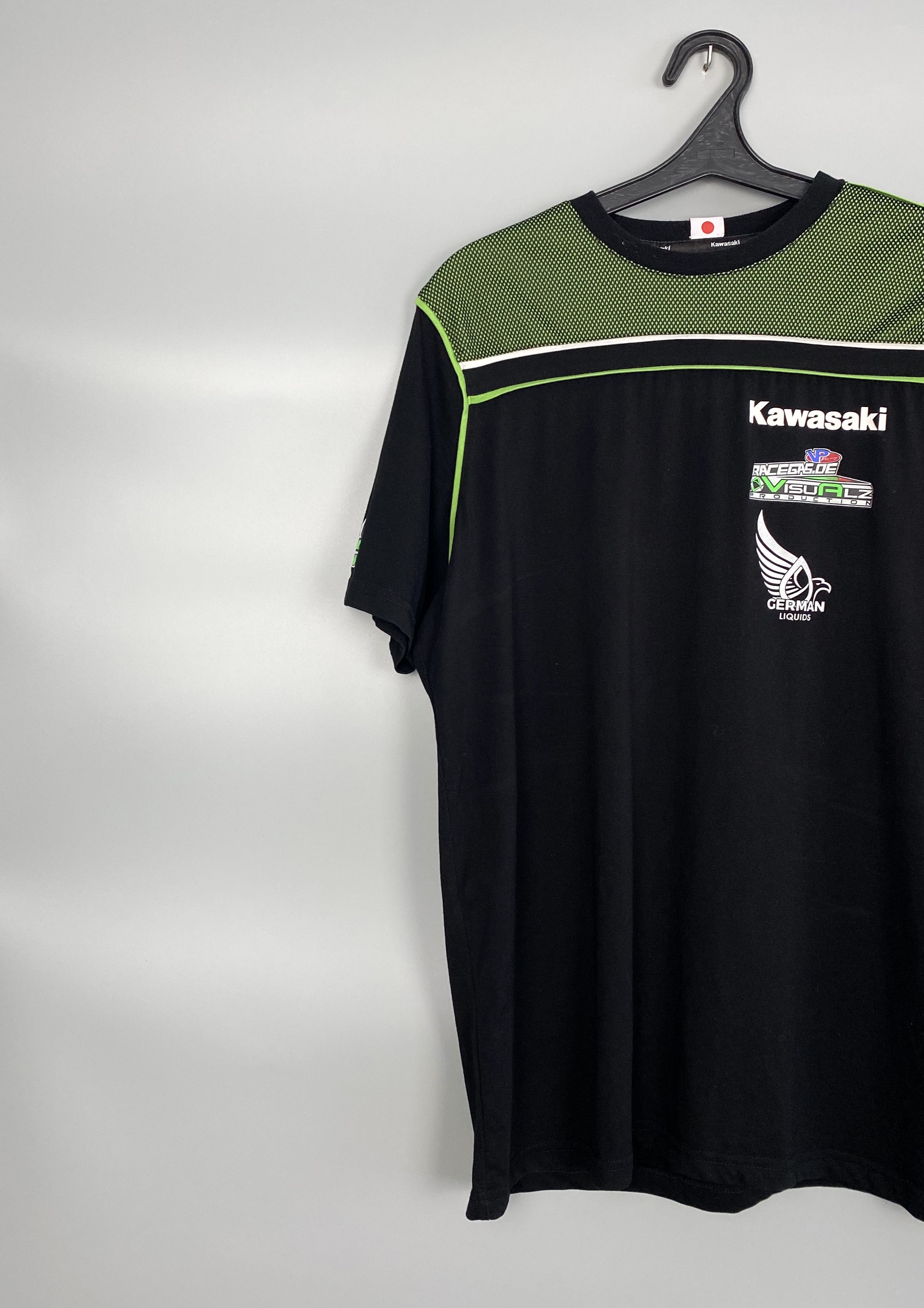 Japanese Brand Kawasaki Motorbike Racing SAS T-Shirt Size US XL / EU 56 / 4 - 5 Thumbnail