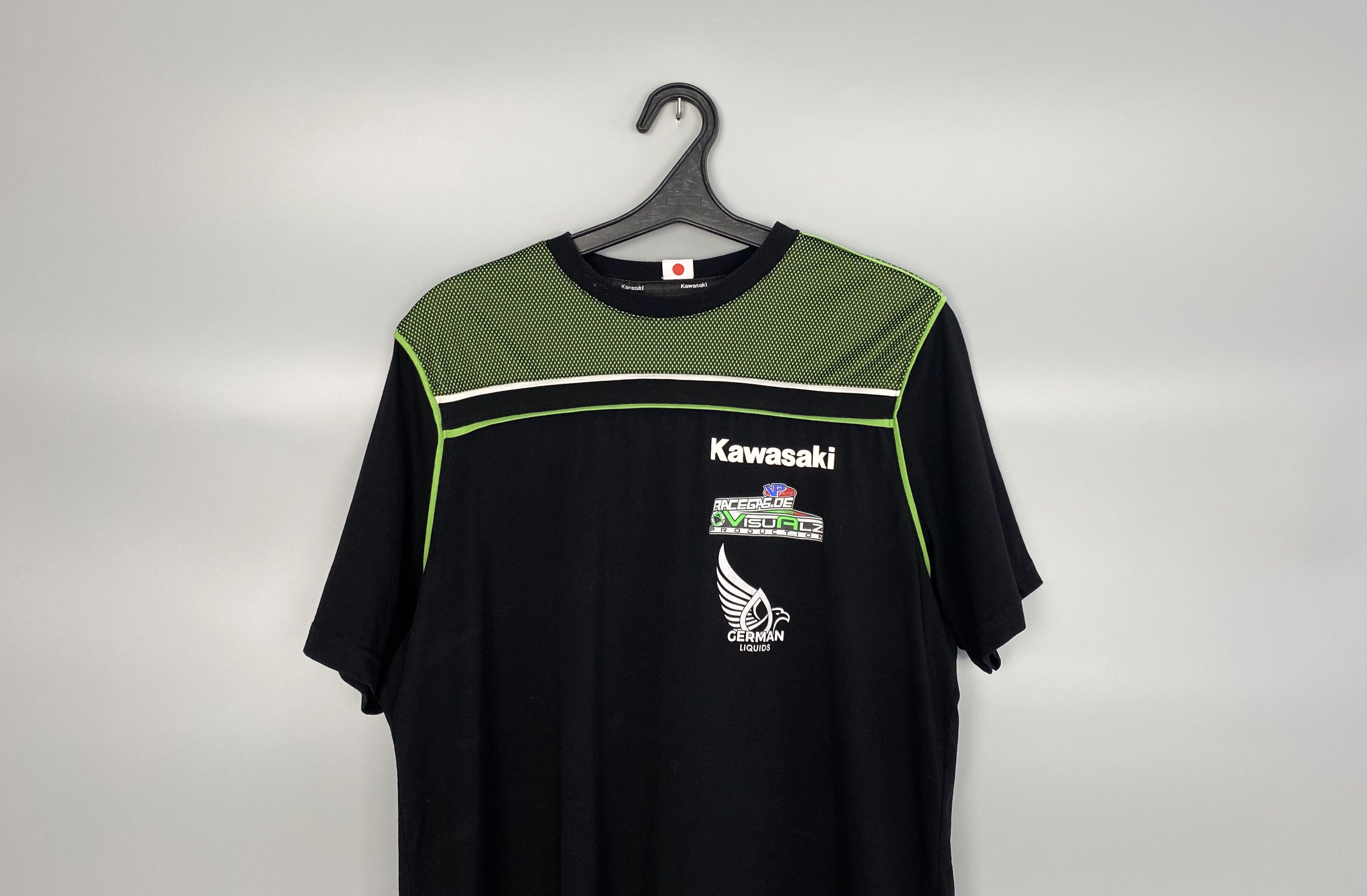 Japanese Brand Kawasaki Motorbike Racing SAS T-Shirt Size US XL / EU 56 / 4 - 7 Thumbnail