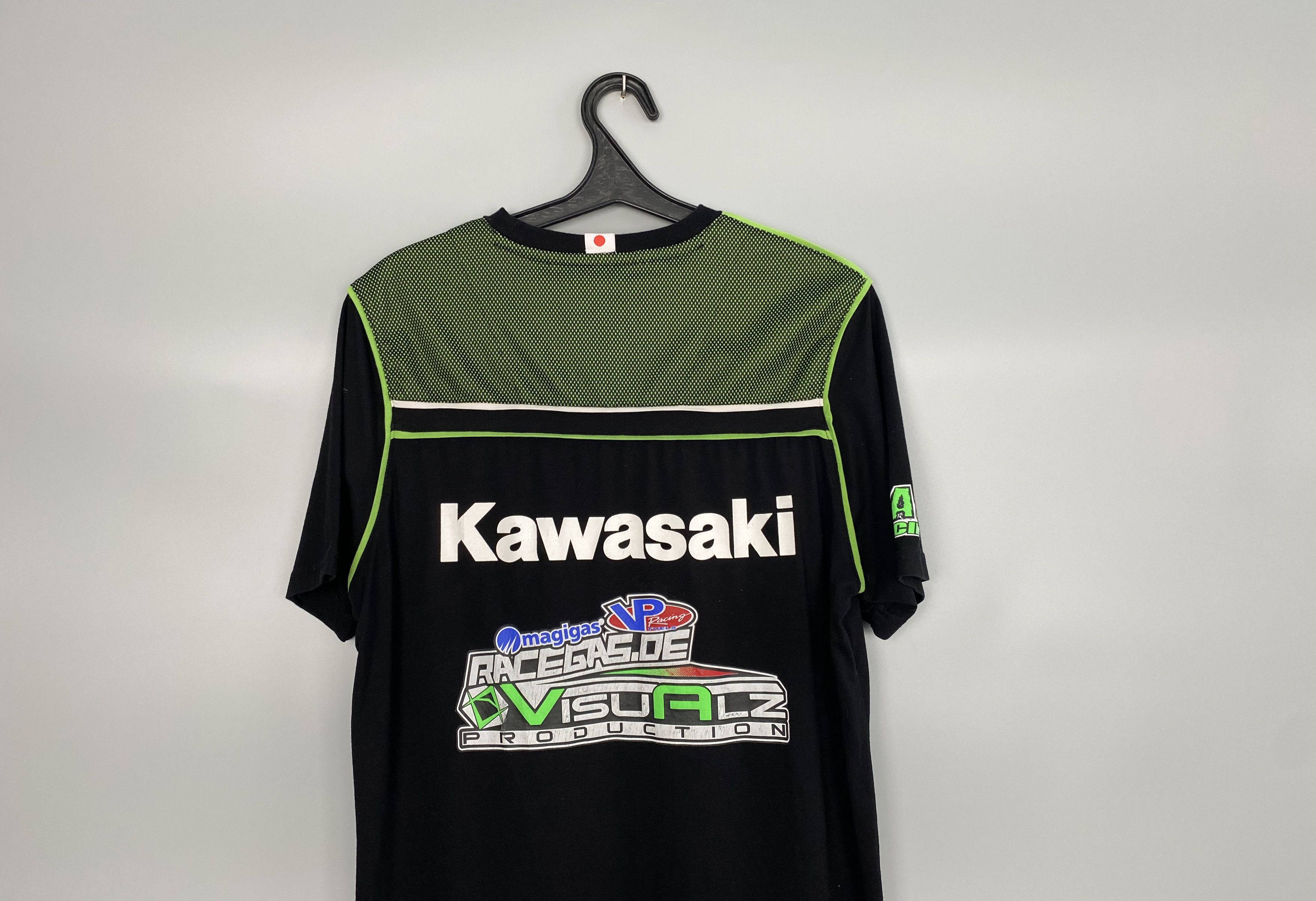 Japanese Brand Kawasaki Motorbike Racing SAS T-Shirt Size US XL / EU 56 / 4 - 2 Thumbnail