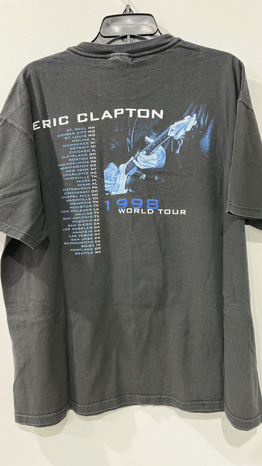 Band Tees × Vintage 1998 Eric Clapton World Tour Tee Size XL Size US XL / EU 56 / 4 - 5 Thumbnail