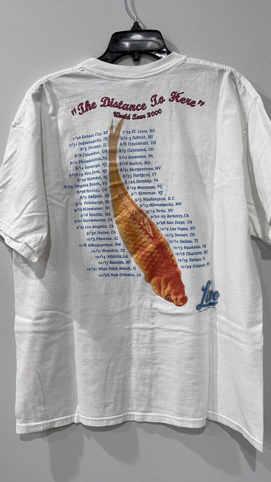 Band Tees × Vintage Live World Tour 2000 “The Distance to Here” Size XL Size US XL / EU 56 / 4 - 6 Thumbnail
