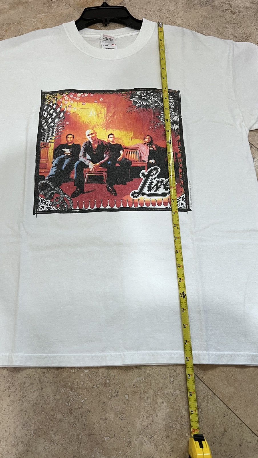 Band Tees × Vintage Live World Tour 2000 “The Distance to Here” Size XL Size US XL / EU 56 / 4 - 9 Thumbnail