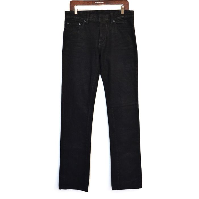 Balenciaga Waxed Denim Jeans | Grailed