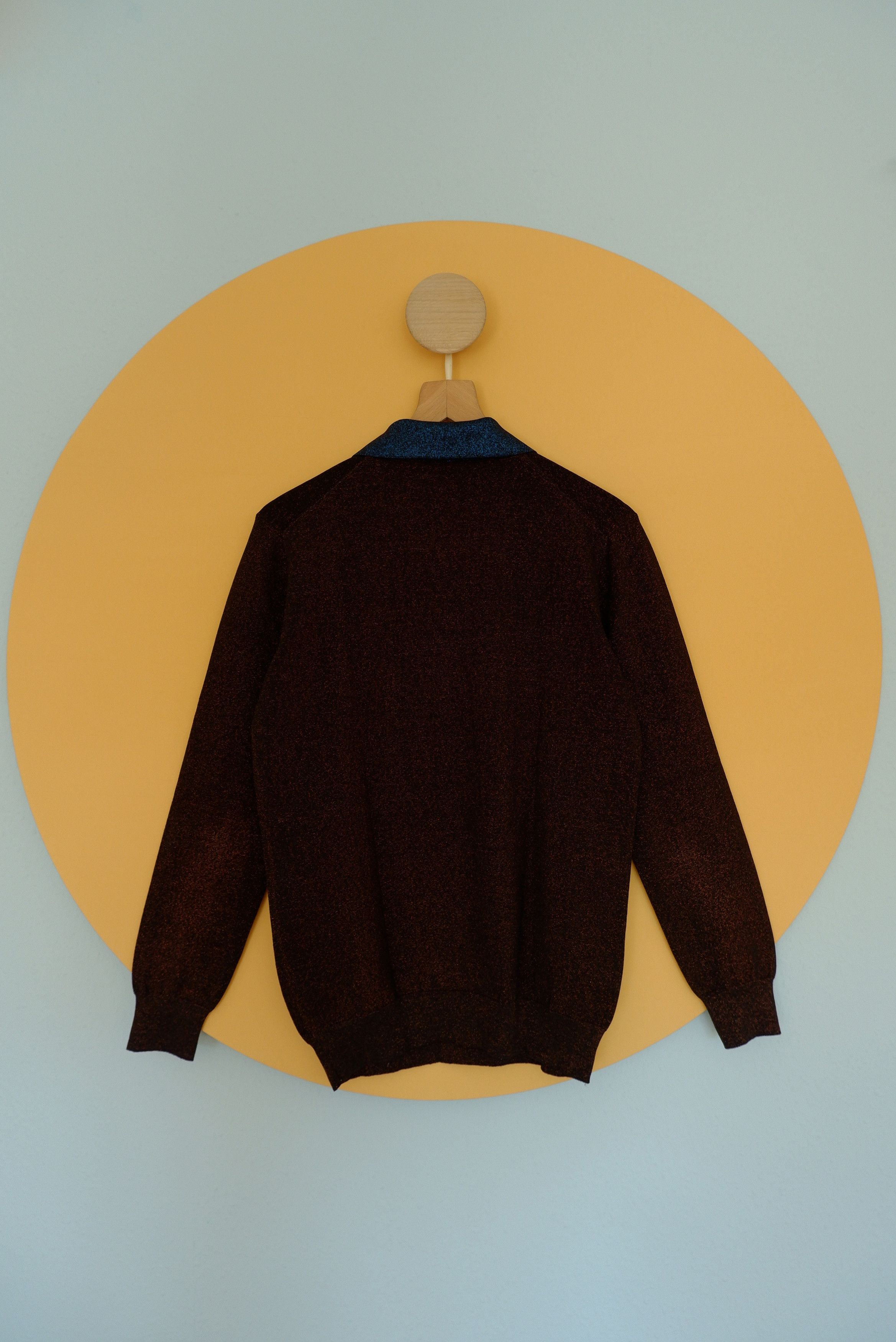 Prada Best price! Rare Prada lurex long sleeved polo AW11 Size US M / EU 48-50 / 2 - 5 Thumbnail