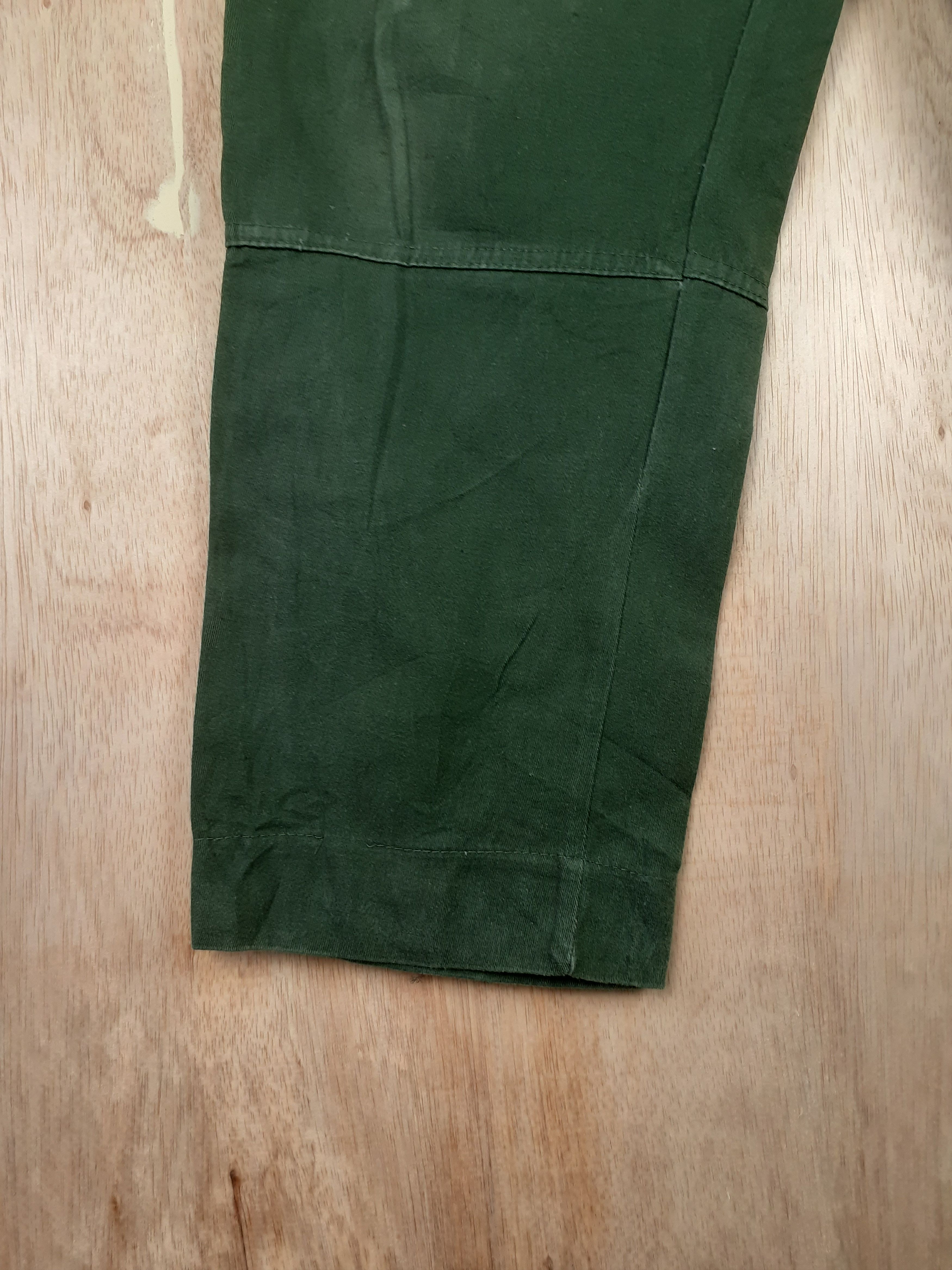 Japanese Brand Rank One multipocket tactical utility green pant #S236 Size US 29 - 9 Thumbnail