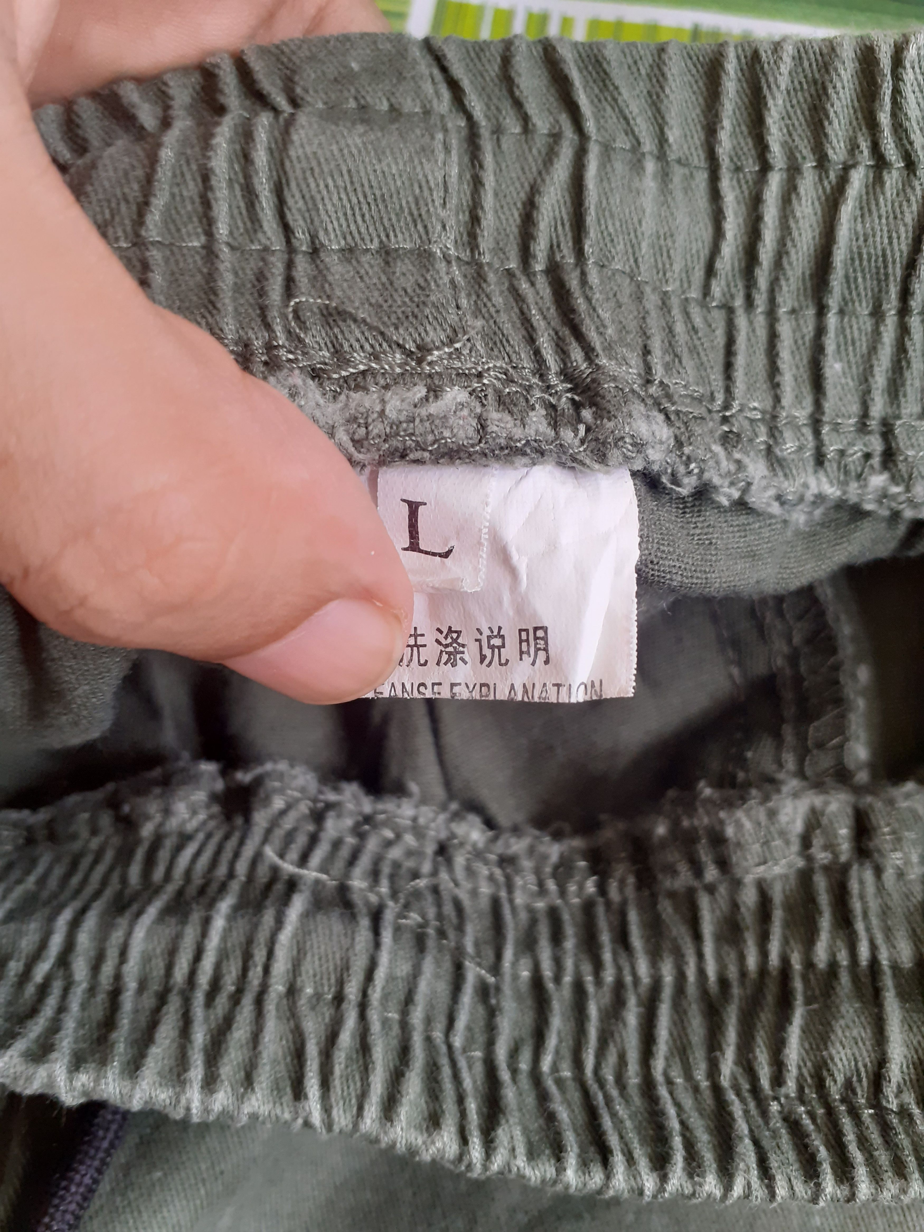 Japanese Brand Rank One multipocket tactical utility green pant #S236 Size US 29 - 16 Thumbnail