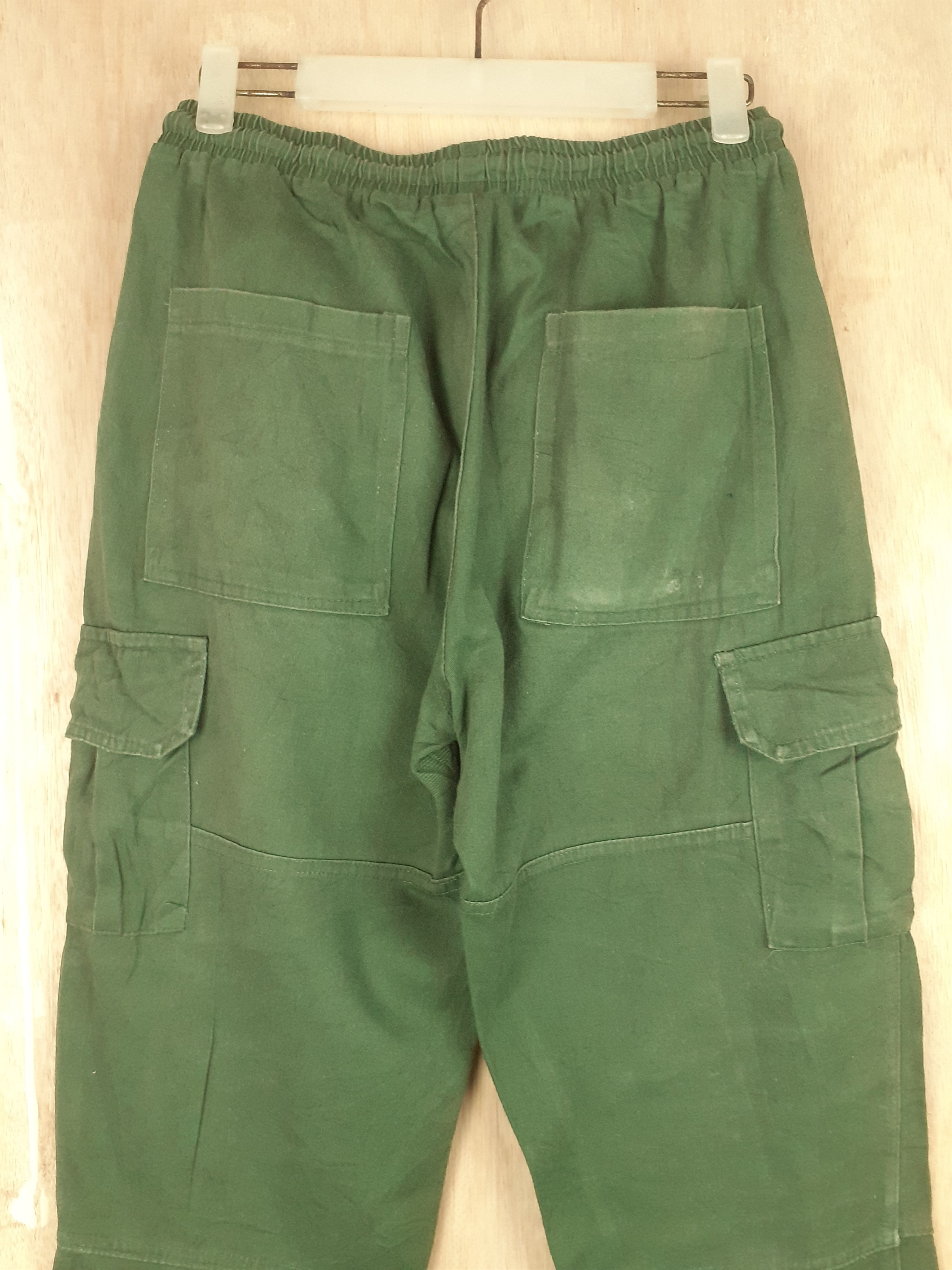 Japanese Brand Rank One multipocket tactical utility green pant #S236 Size US 29 - 10 Thumbnail