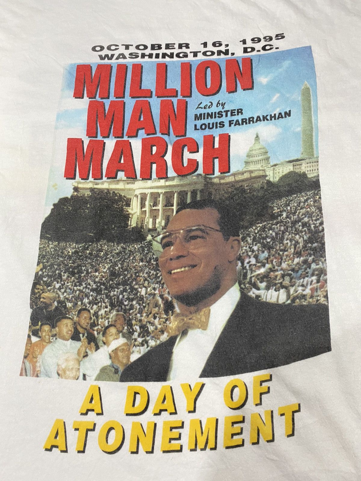 Vintage Rare Vintage 1995 Million Man March Size US XL / EU 56 / 4 - 3 Thumbnail