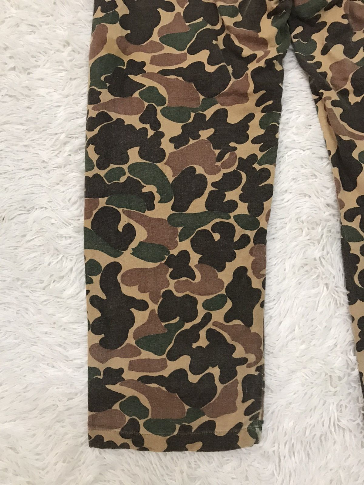 Vintage Vintage Camo Military Pant With Talon Zip & Scovill Button Size US 33 - 9 Thumbnail