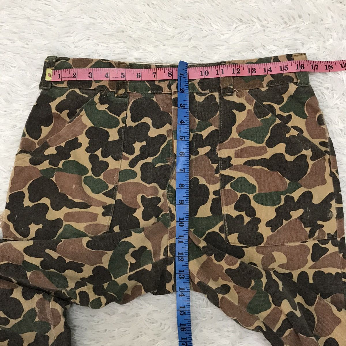 Vintage Vintage Camo Military Pant With Talon Zip & Scovill Button Size US 33 - 17 Thumbnail