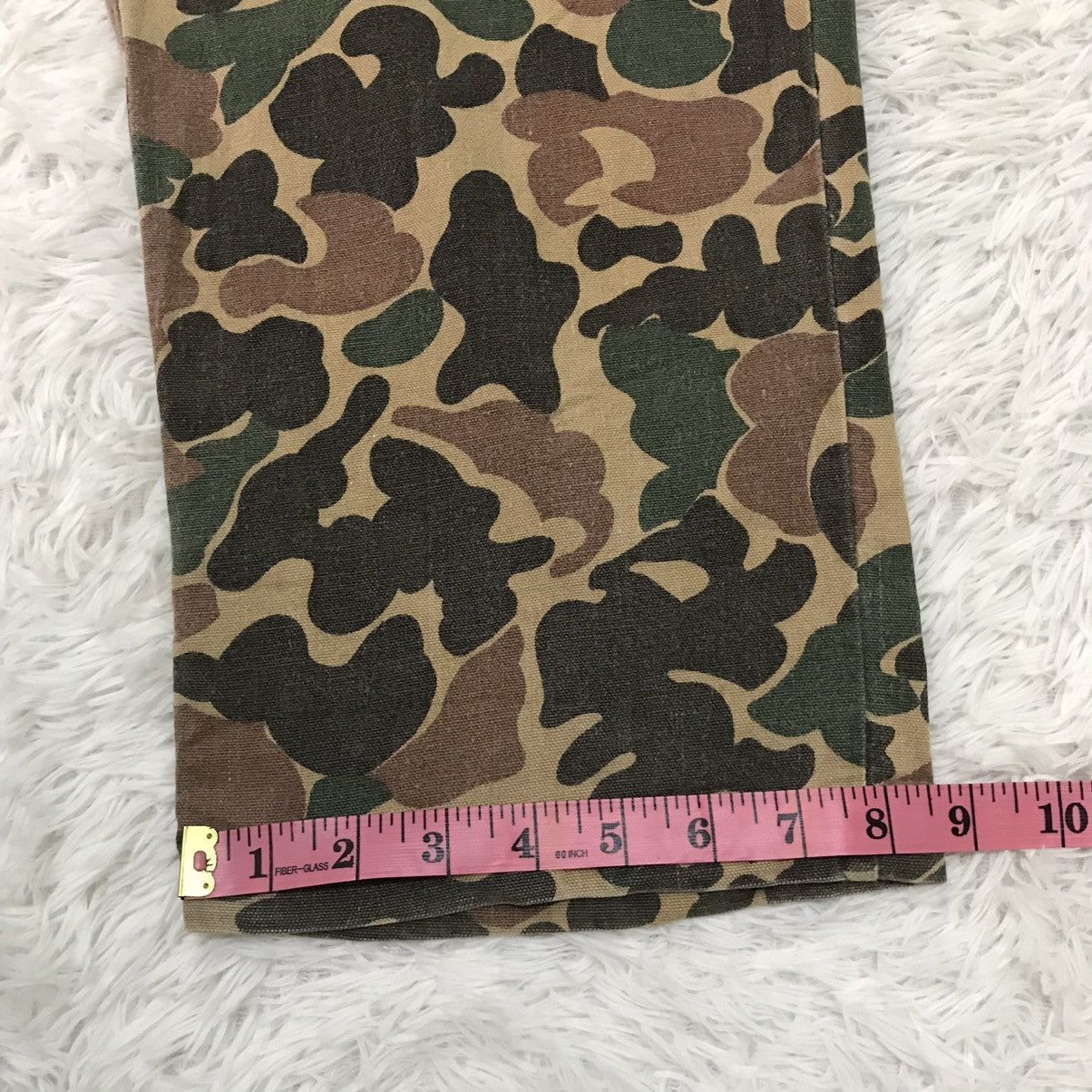 Vintage Vintage Camo Military Pant With Talon Zip & Scovill Button Size US 33 - 19 Thumbnail