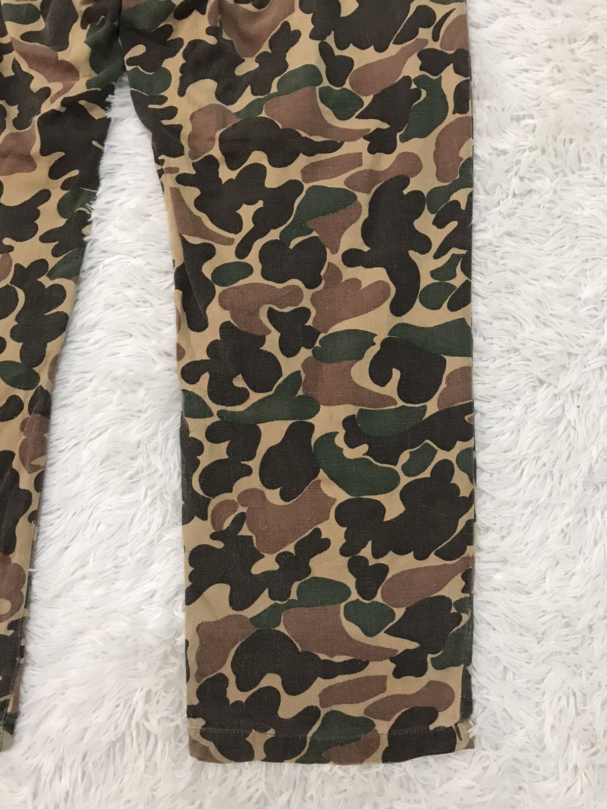 Vintage Vintage Camo Military Pant With Talon Zip & Scovill Button Size US 33 - 10 Thumbnail