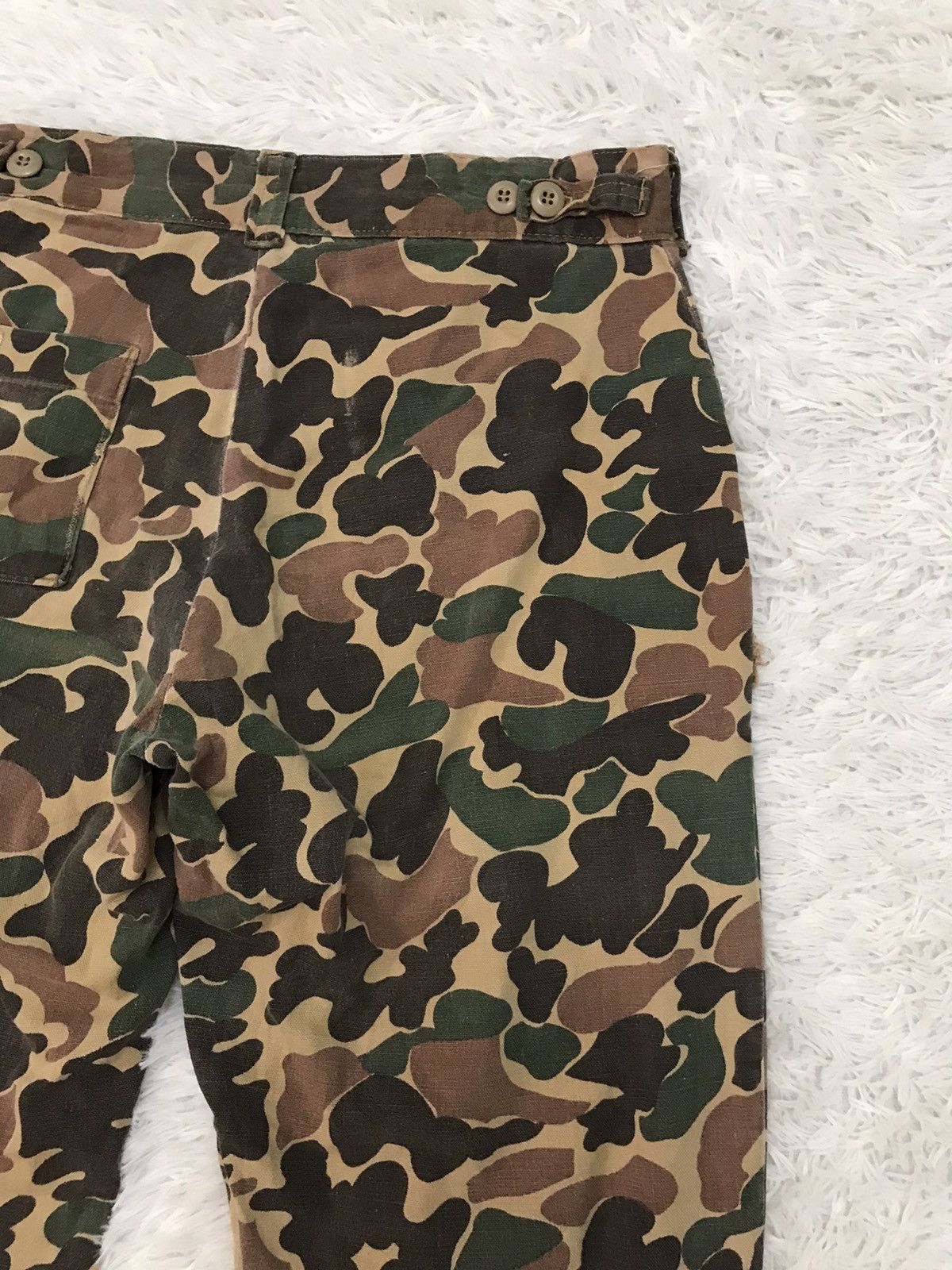 Vintage Vintage Camo Military Pant With Talon Zip & Scovill Button Size US 33 - 11 Thumbnail