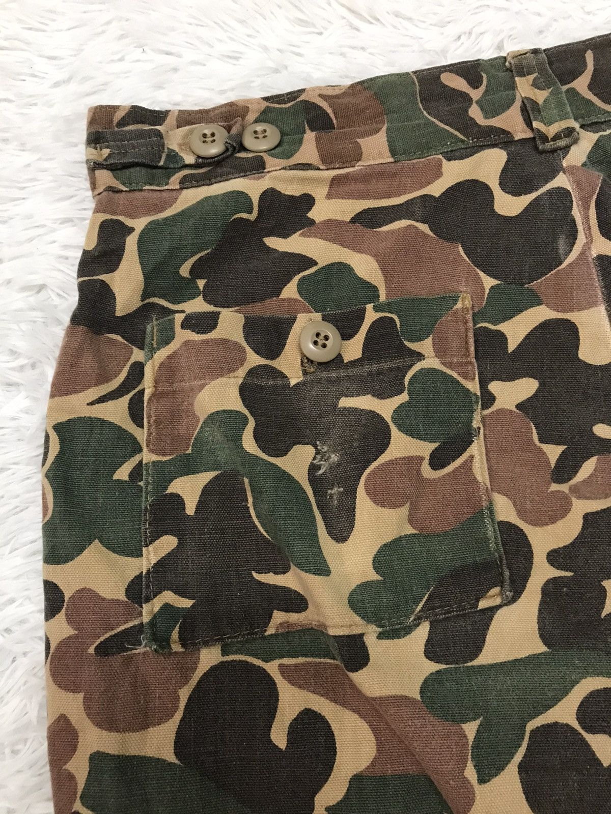 Vintage Vintage Camo Military Pant With Talon Zip & Scovill Button Size US 33 - 13 Thumbnail