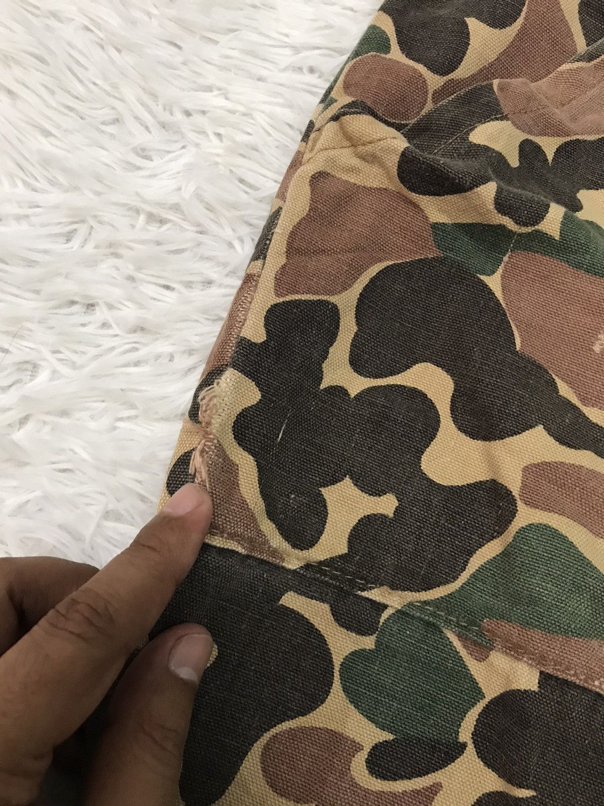 Vintage Vintage Camo Military Pant With Talon Zip & Scovill Button Size US 33 - 8 Thumbnail