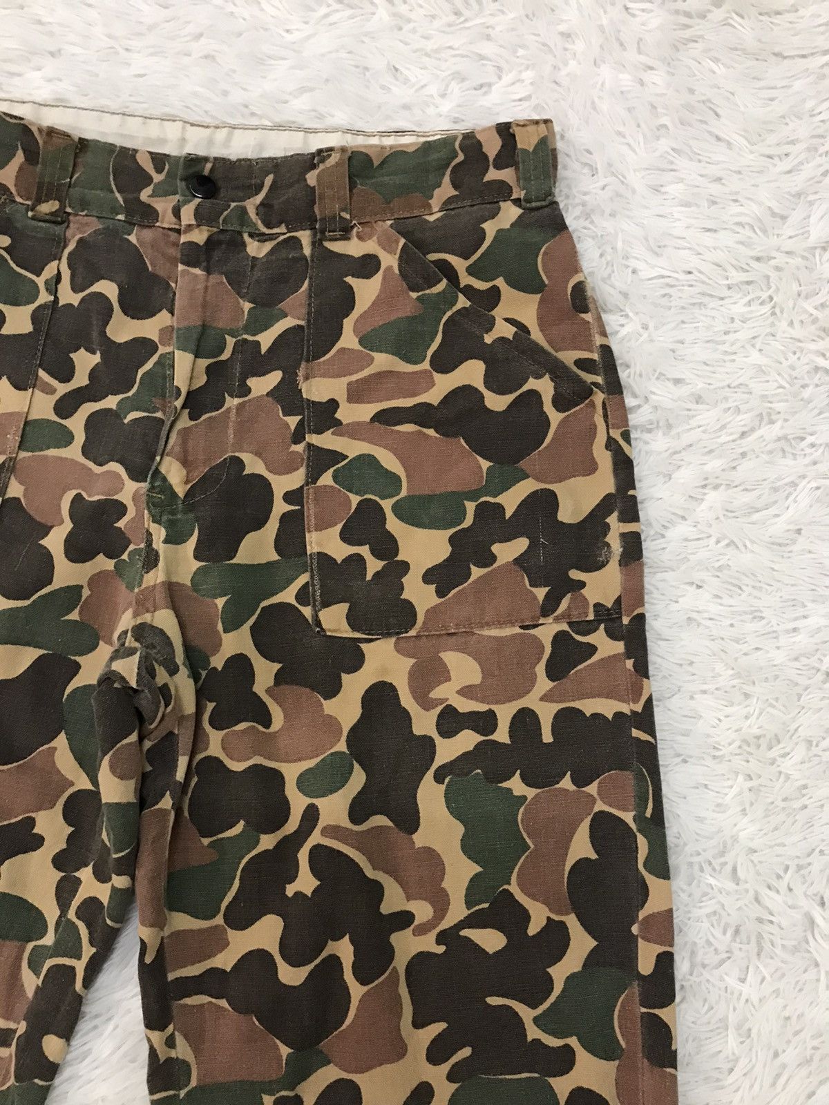Vintage Vintage Camo Military Pant With Talon Zip & Scovill Button Size US 33 - 5 Thumbnail