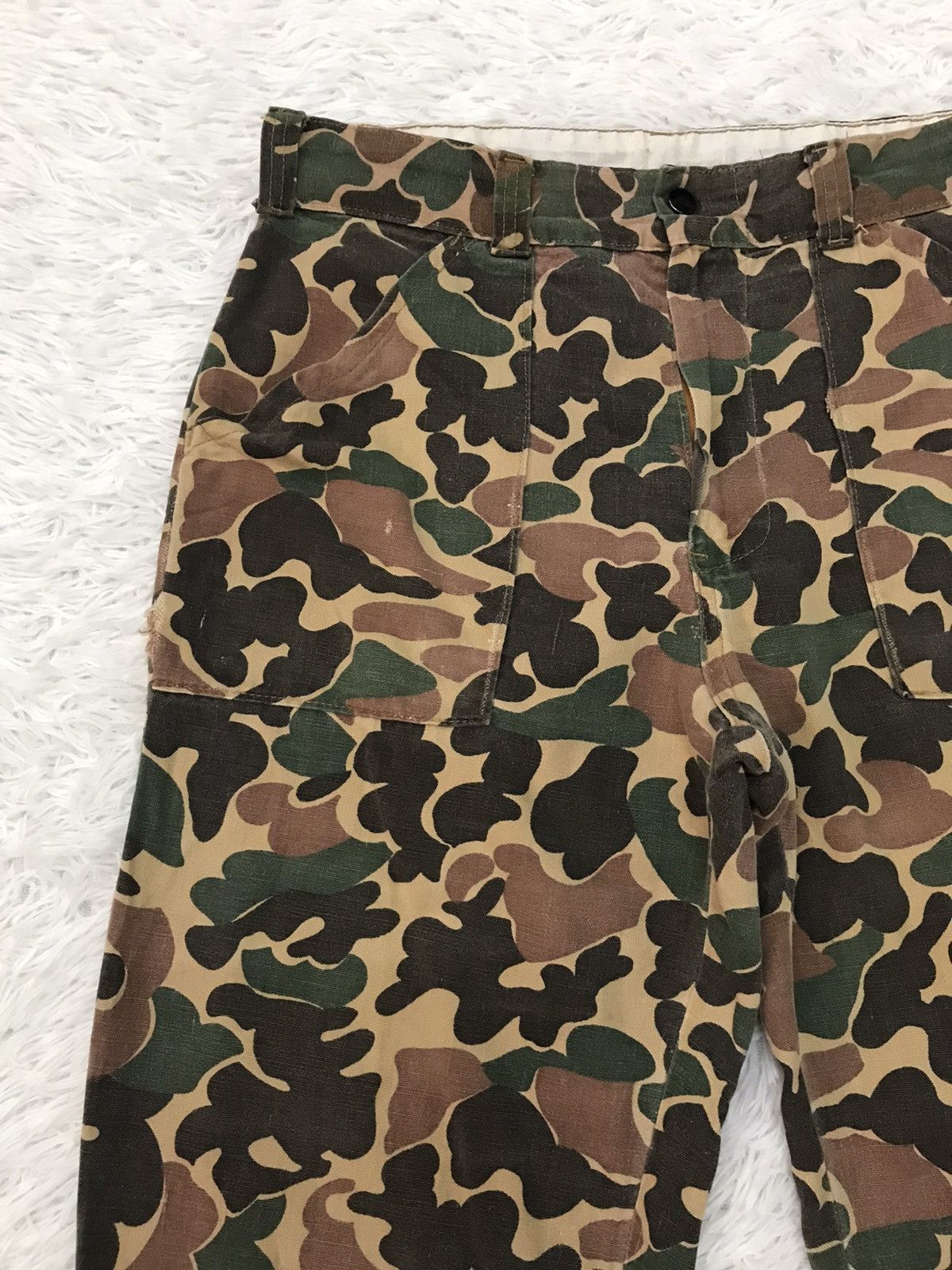 Vintage Vintage Camo Military Pant With Talon Zip & Scovill Button Size US 33 - 6 Thumbnail