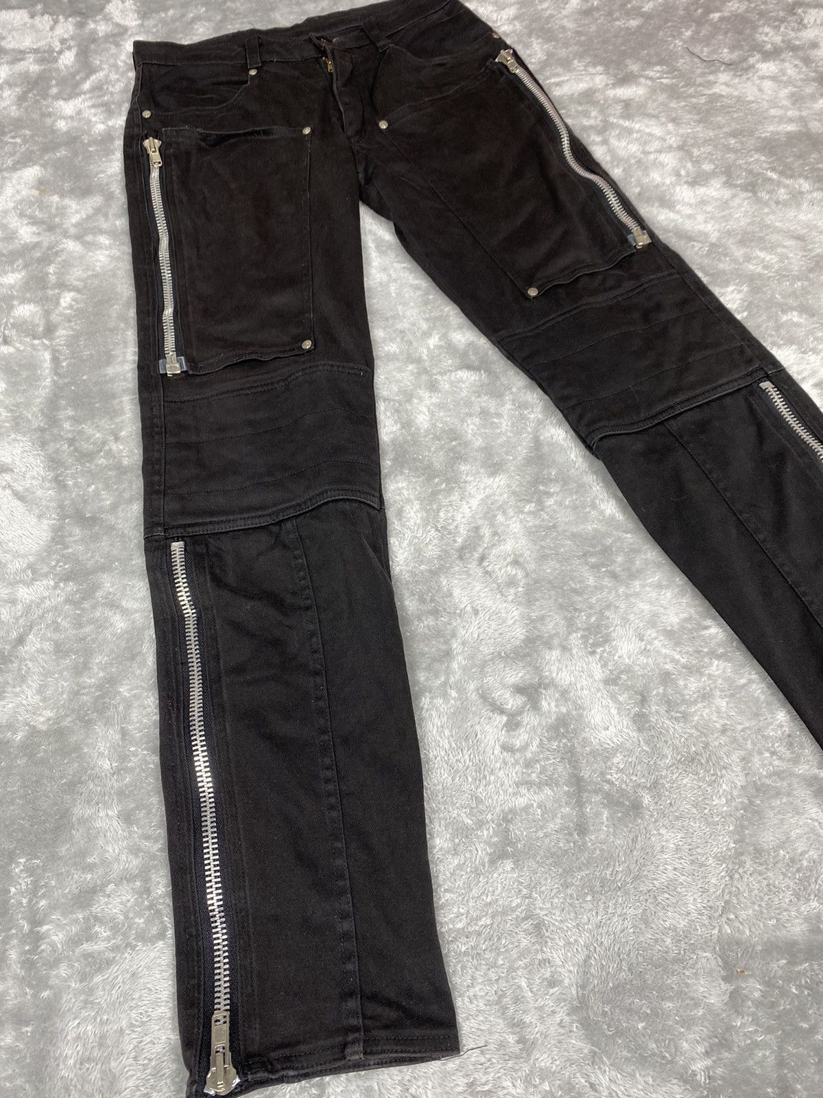 Vintage Dog Pile Bondage Zipper Pants. S100 Size US 30 / EU 46 - 4 Thumbnail