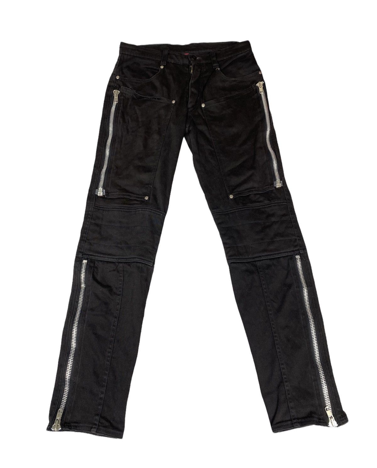 Vintage Dog Pile Bondage Zipper Pants. S100 Size US 30 / EU 46 - 1 Thumbnail