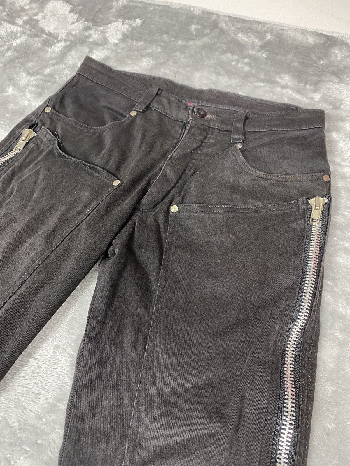 Vintage Dog Pile Bondage Zipper Pants. S100 Size US 30 / EU 46 - 6 Thumbnail