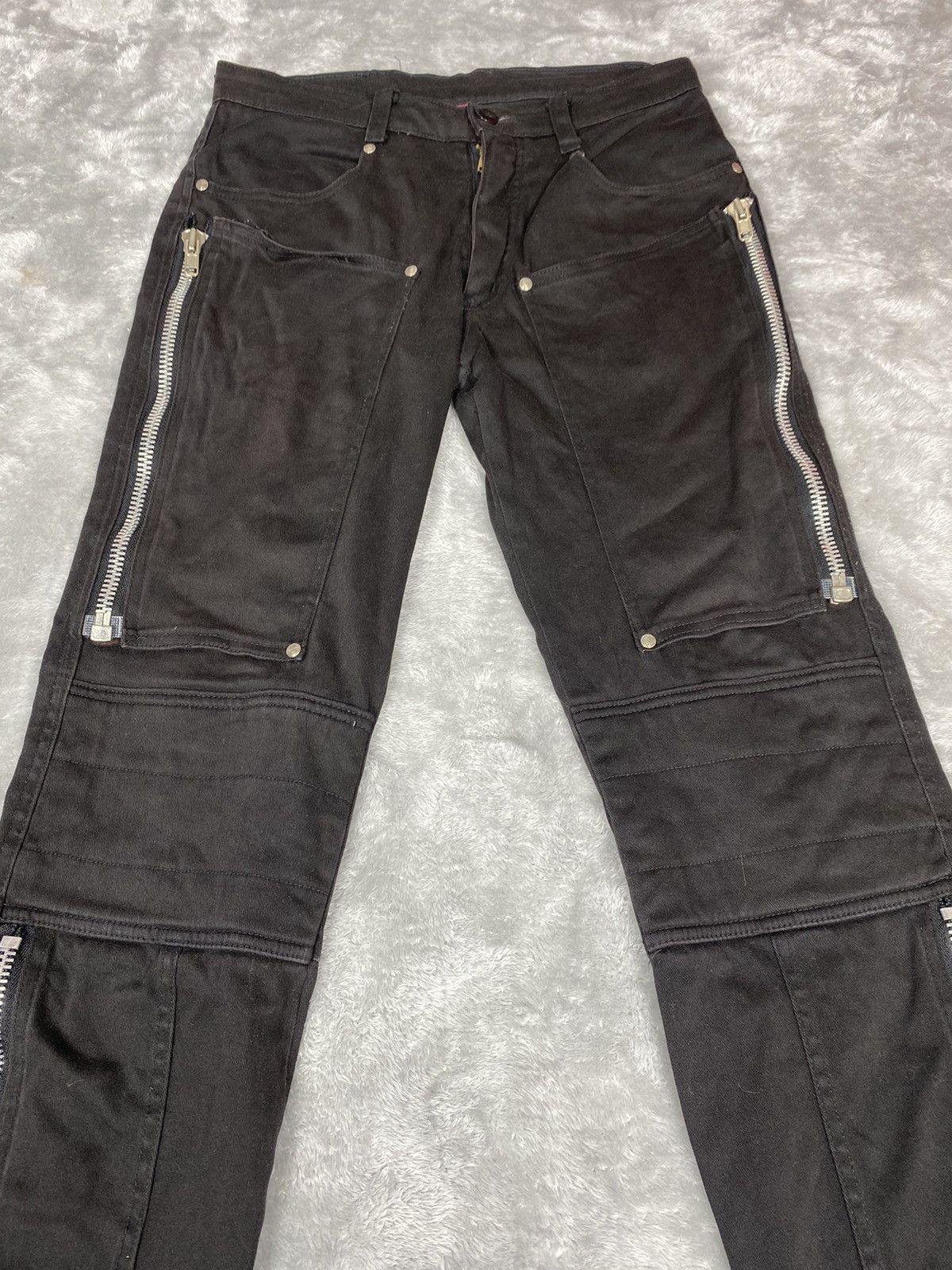 Vintage Dog Pile Bondage Zipper Pants. S100 Size US 30 / EU 46 - 3 Thumbnail