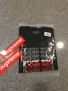 Hysteric Glamour Supreme Fuck You Football Tee | Grailed