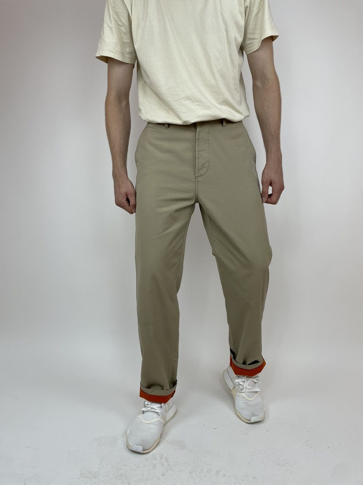 Nautica Nautica Mens chino beige pants Vintage size 32x34 Size US 32 / EU 48 - 6 Thumbnail