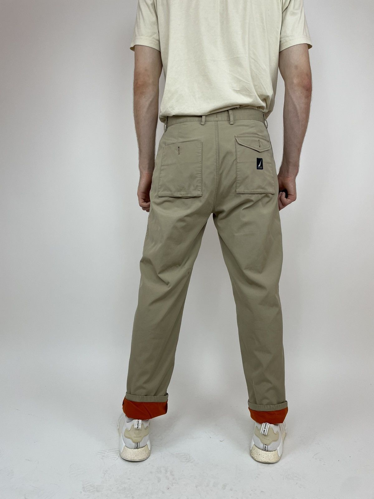 Nautica Nautica Mens chino beige pants Vintage size 32x34 Size US 32 / EU 48 - 9 Thumbnail
