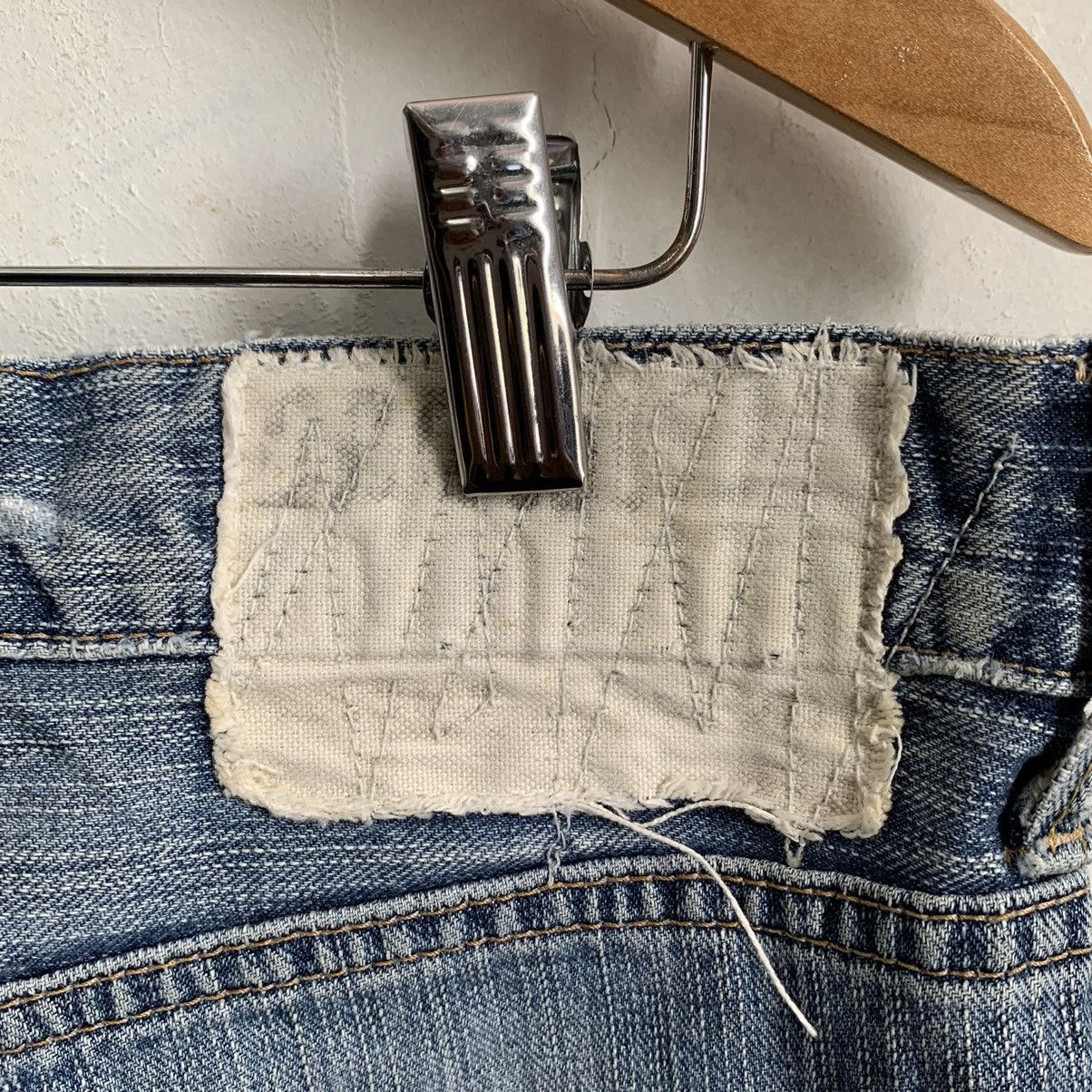 Edwin × Japanese Brand Edwin TRASHED Denim Jeans Size US 35 - 11 Thumbnail