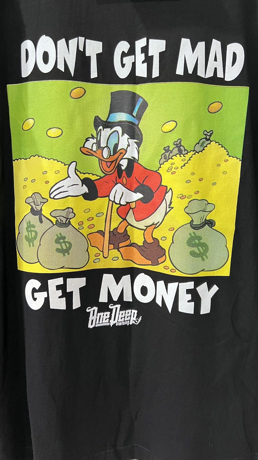 Disney Donald Duck “Don’t Get Mad, Get Money” Size Large Size US L / EU 52-54 / 3 - 3 Thumbnail