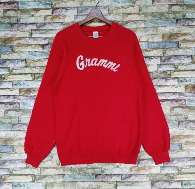 image of 1990X Clothing x Made In USA Vintage 90's Grammi Made In Usa in Red, Men's (Size Medium)