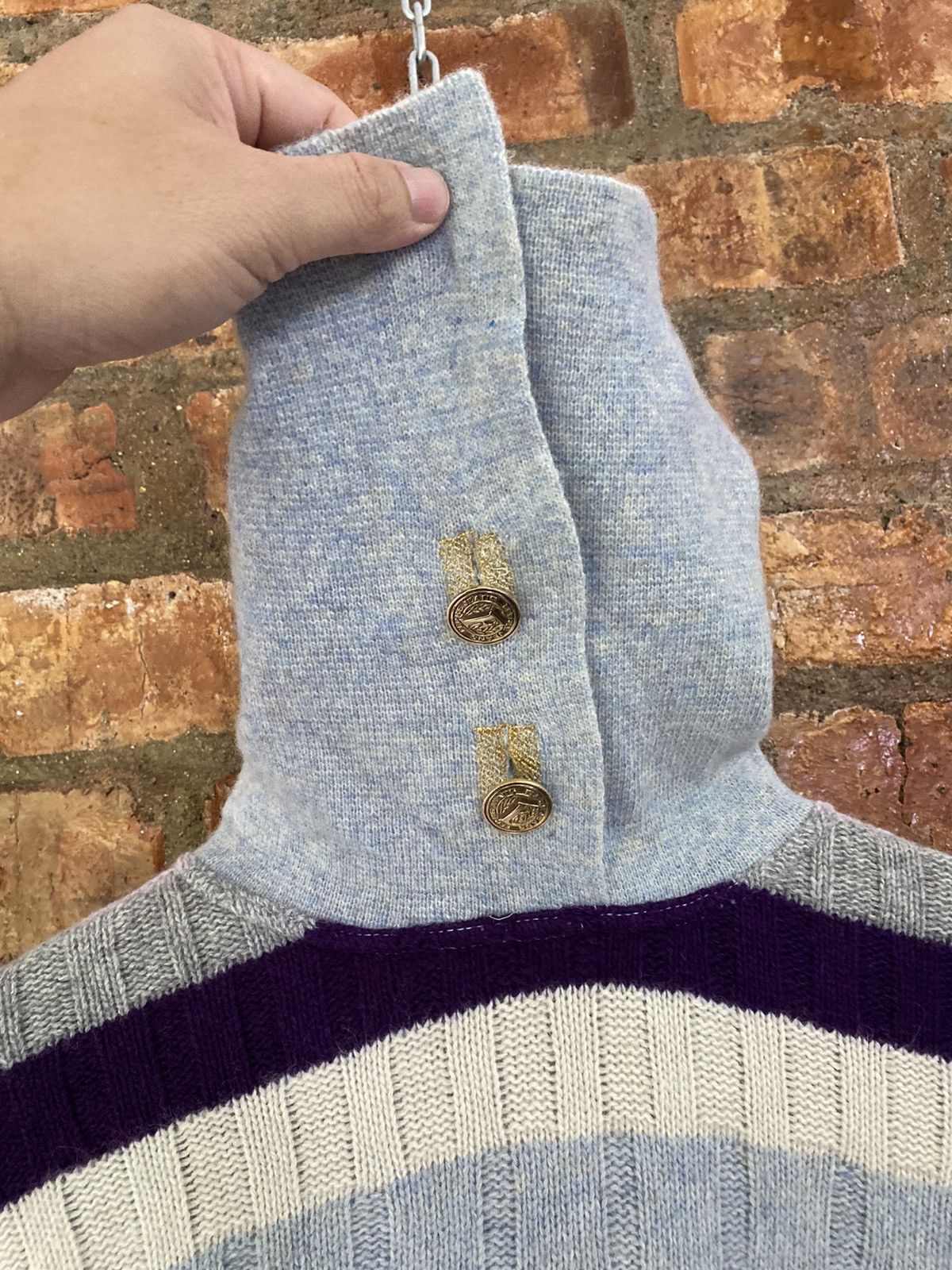 Ferre × Gianfranco Ferre 90s Ferre candi color turtle neck crop Size S / US 4 / IT 40 - 9 Thumbnail
