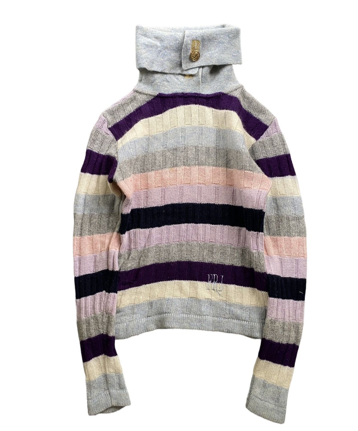 Ferre × Gianfranco Ferre 90s Ferre candi color turtle neck crop Size S / US 4 / IT 40 - 1 Thumbnail