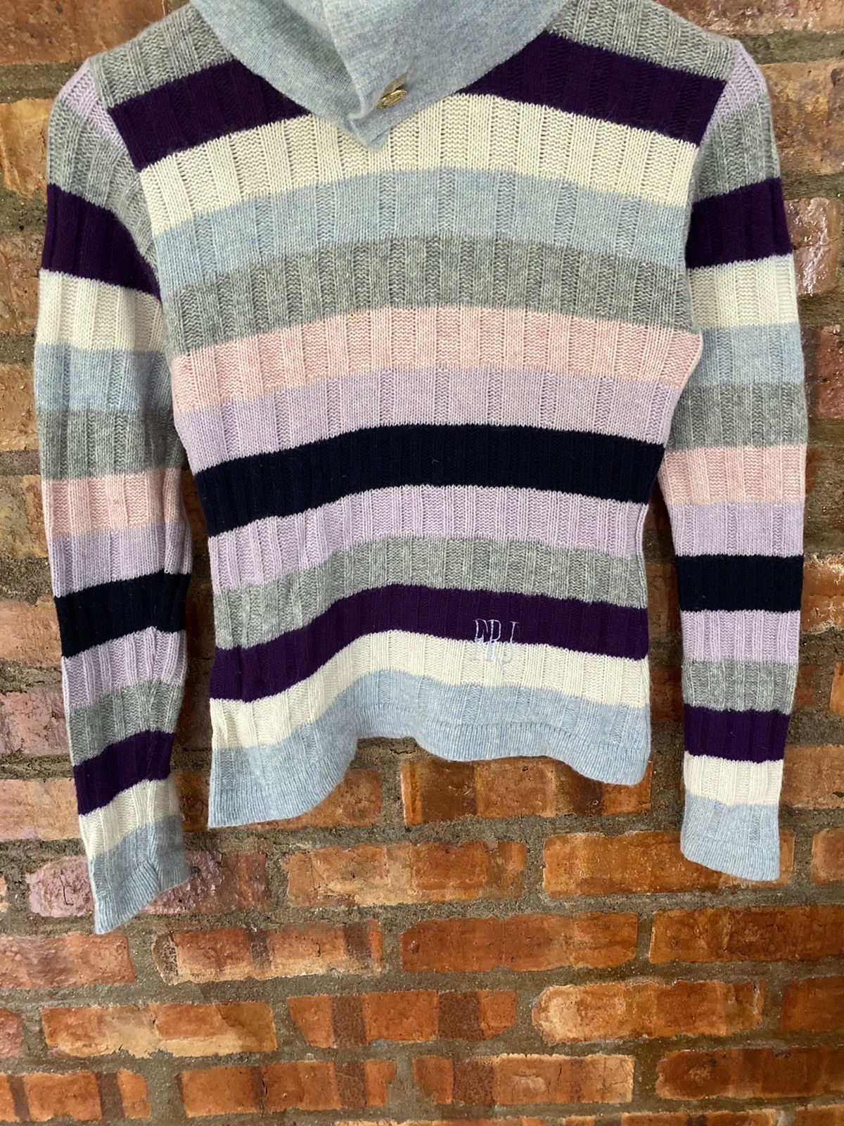 Ferre × Gianfranco Ferre 90s Ferre candi color turtle neck crop Size S / US 4 / IT 40 - 5 Thumbnail