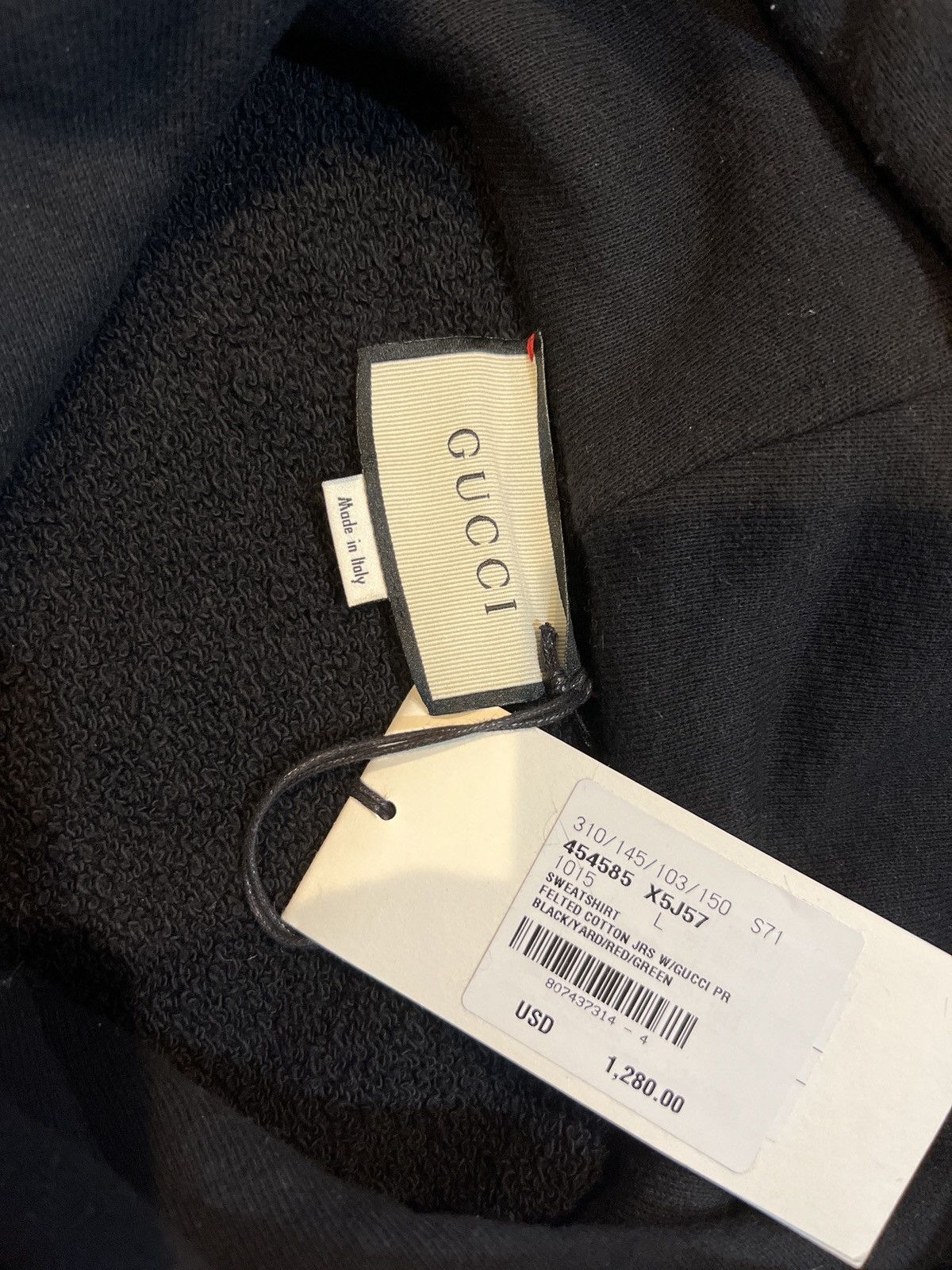 Gucci New Gucci Sweatshirt hoodie with tags size Large Size US L / EU 52-54 / 3 - 2 Thumbnail