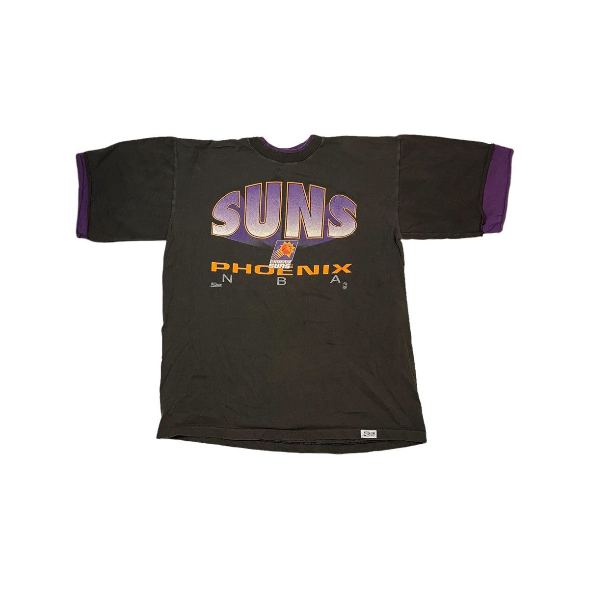 NBA × Salem Sportswear × Vintage 90s NBA Phoenix Suns Double Shirt Size US XL / EU 56 / 4 - 1 Thumbnail