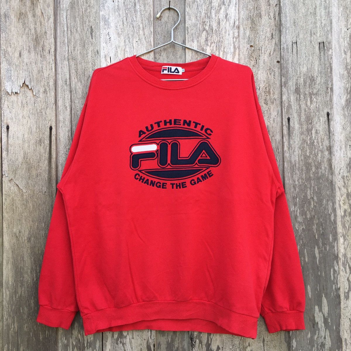 Vintage Fila Crewneck Sweatshirt Big Logo