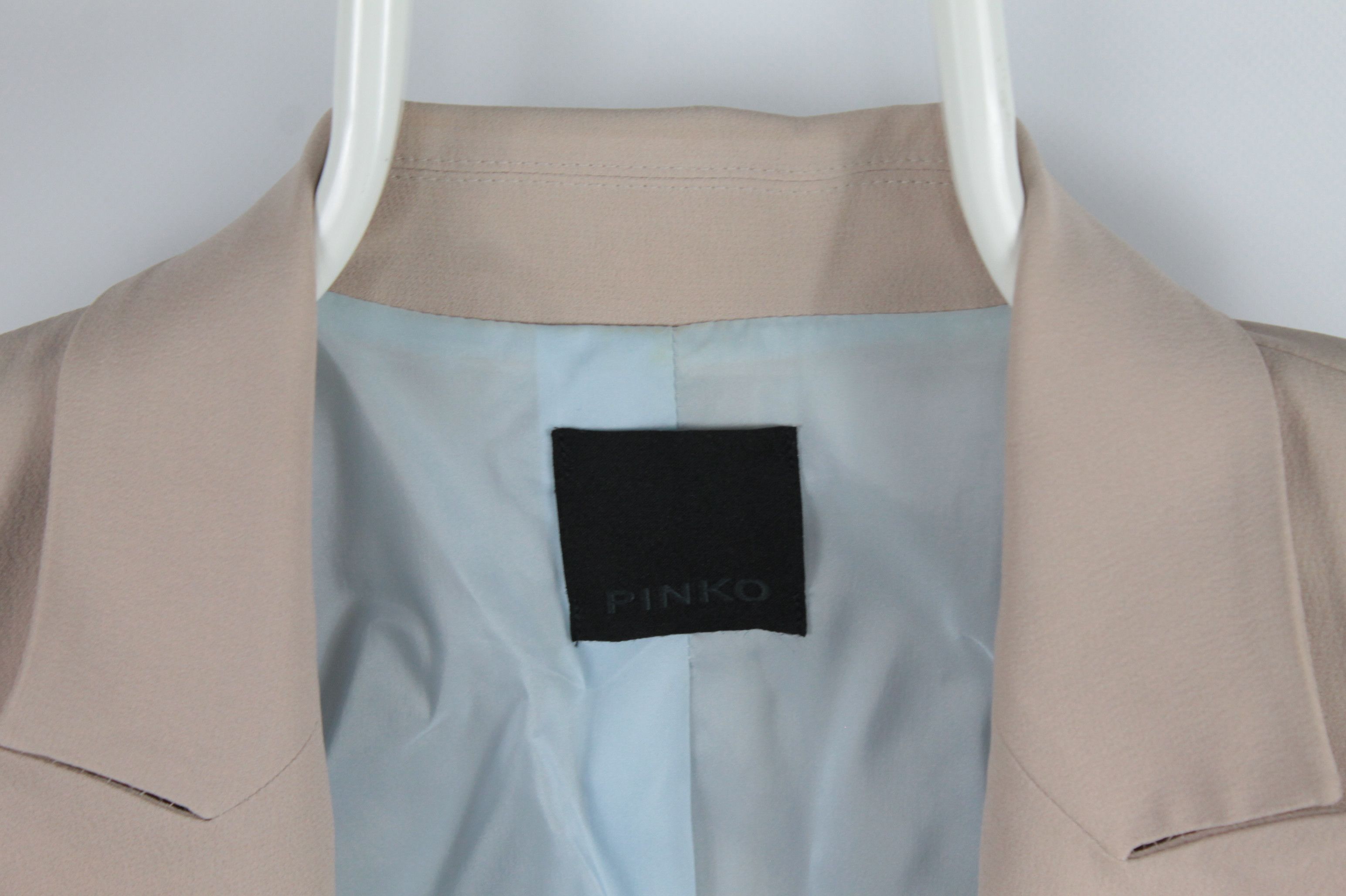 Pinko Pinko Beige Blazer Women's Jacket Size M / US 6-8 / IT 42-44 - 4 Thumbnail